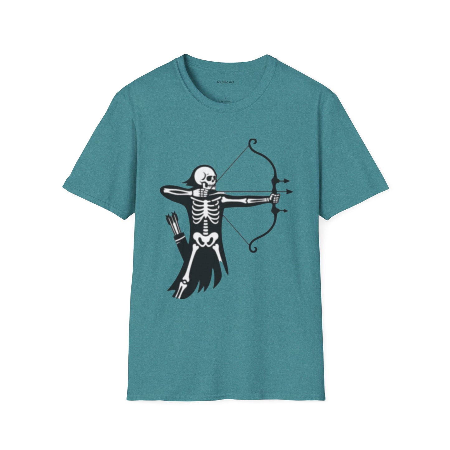 Skeleton Archer Unisex Softstyle T-Shirt 100% Cotton Graphic