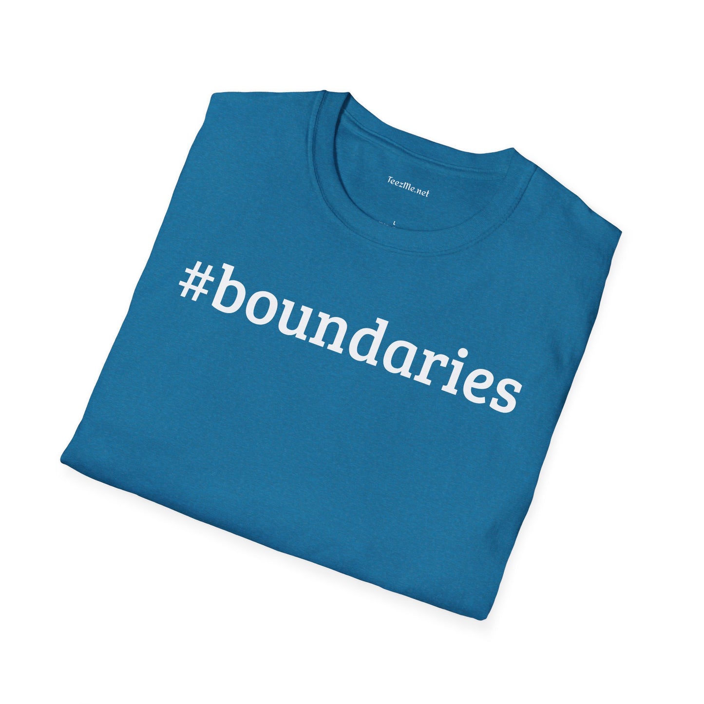 #boundaries Unisex Softstyle T-Shirt 100% Cotton Graphic