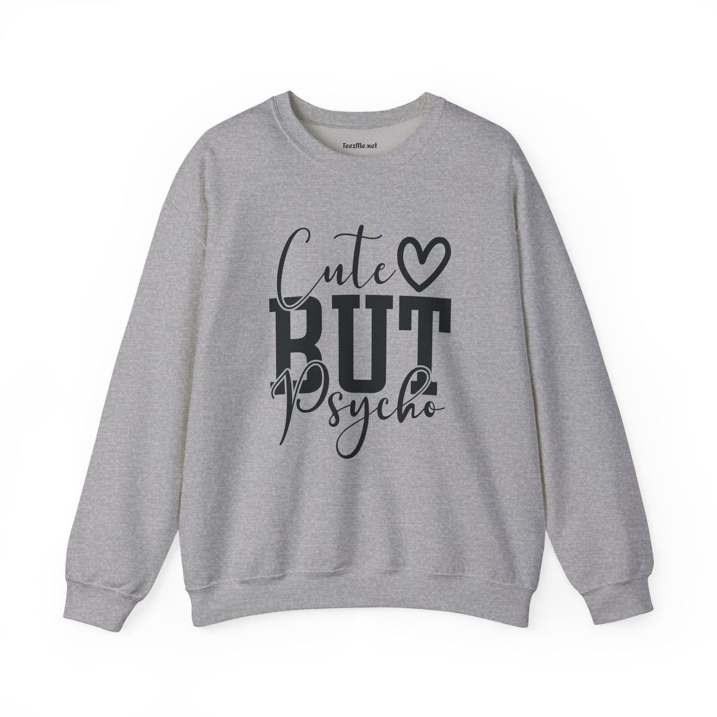 Cute but Psycho Unisex Heavy Blend™ Crewneck Sweatshirt Inspirational
