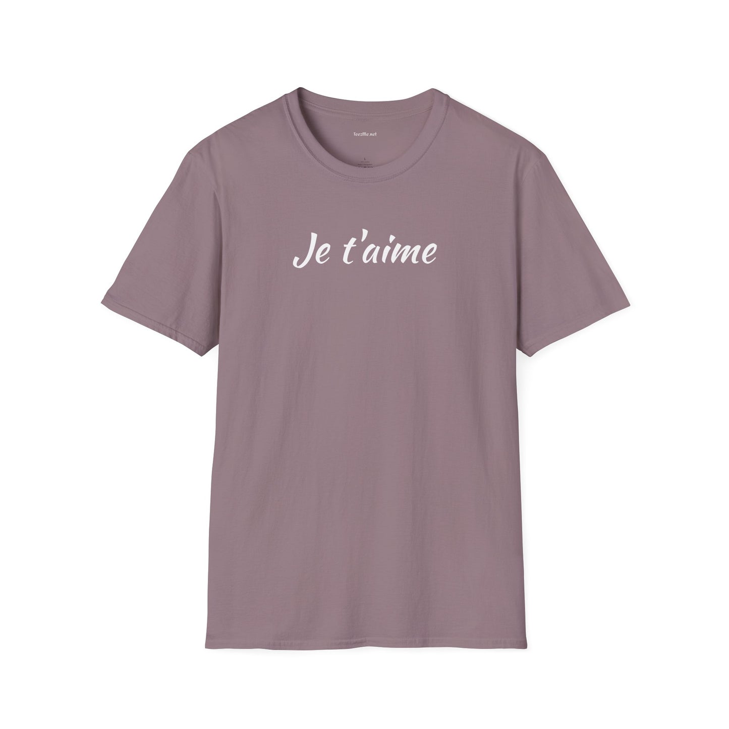 Je t'aime - Unisex Softstyle T-Shirt 100% Cotton Graphic