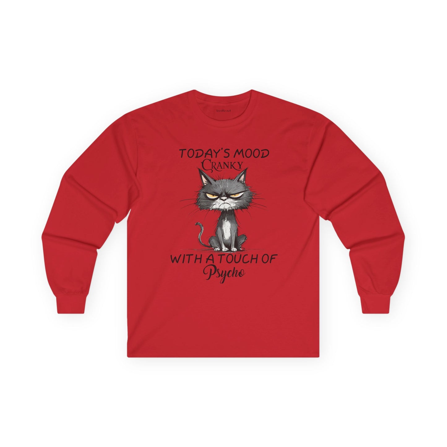Today's Moody Cat Unisex Ultra Cotton Long Sleeve Tee