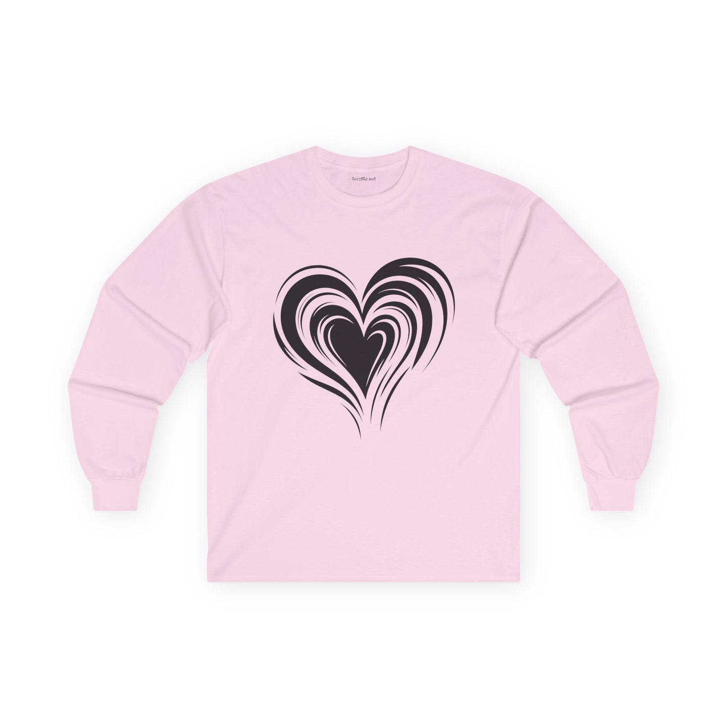 Heart (black01) Unisex Ultra Cotton Long Sleeve Tee