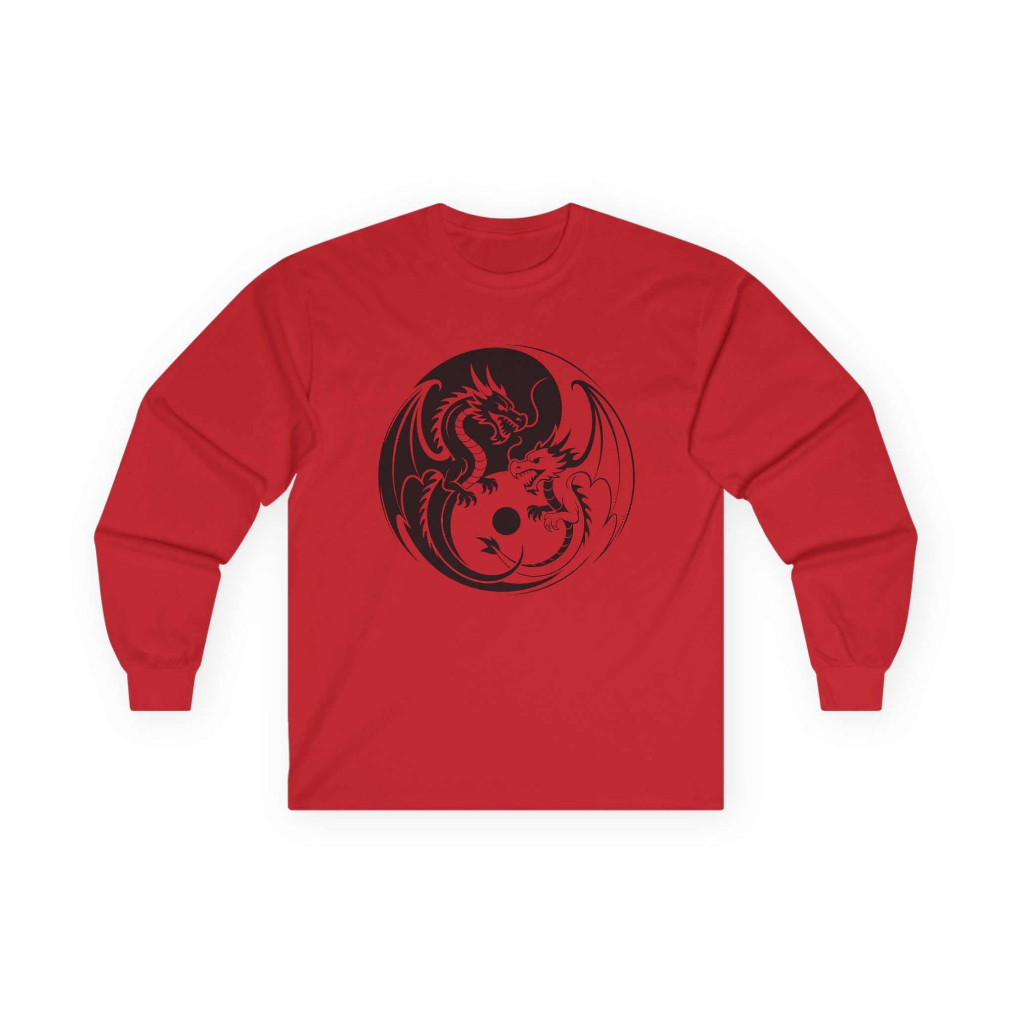 Yin Yang Dragons Unisex Ultra Cotton Long Sleeve Tee