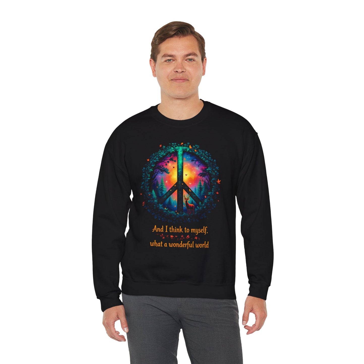 And I Think to Myself Unisex Heavy Blend™ Crewneck Sweatshirt