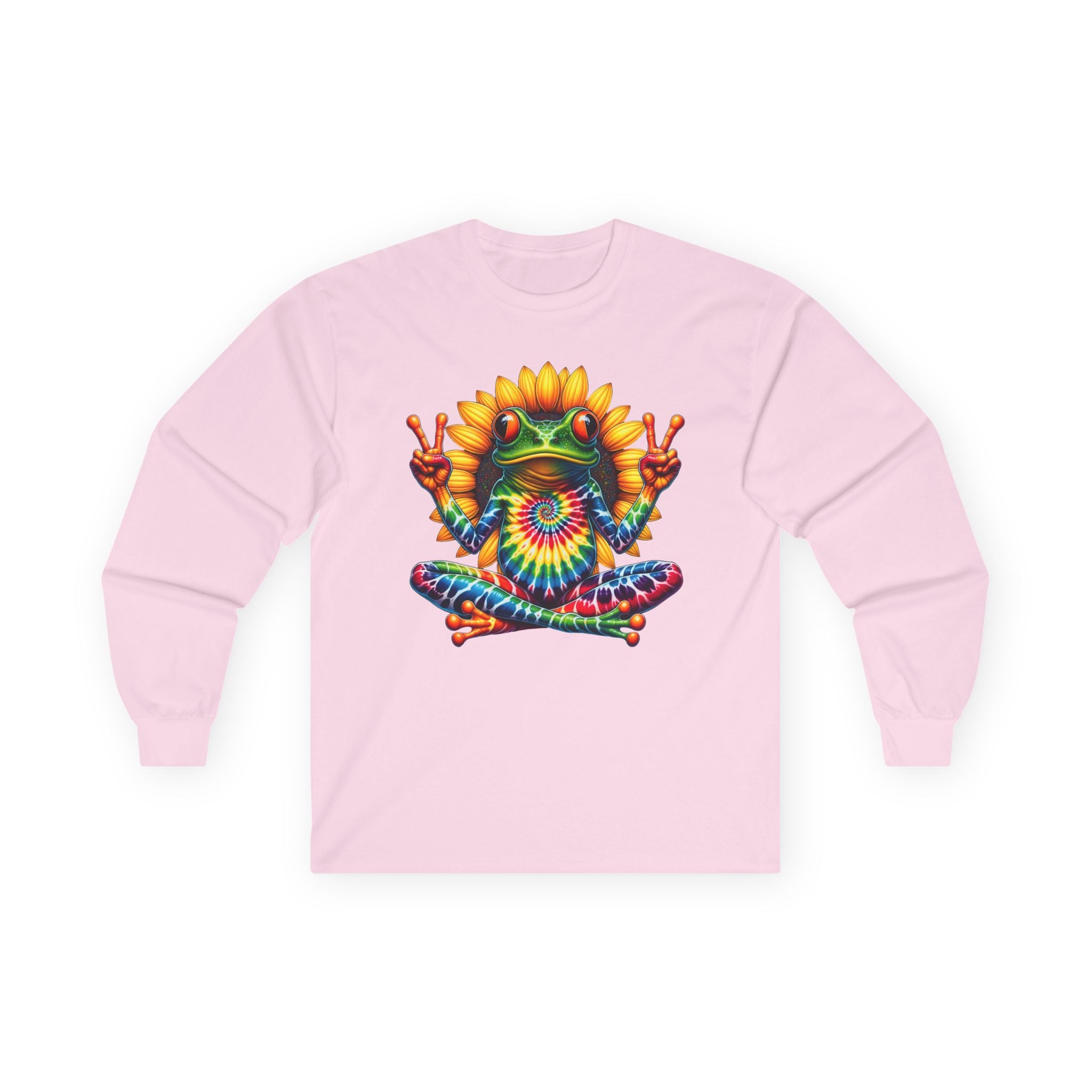 Peace Frog Tie-dye Unisex Ultra Cotton Long Sleeve Tee