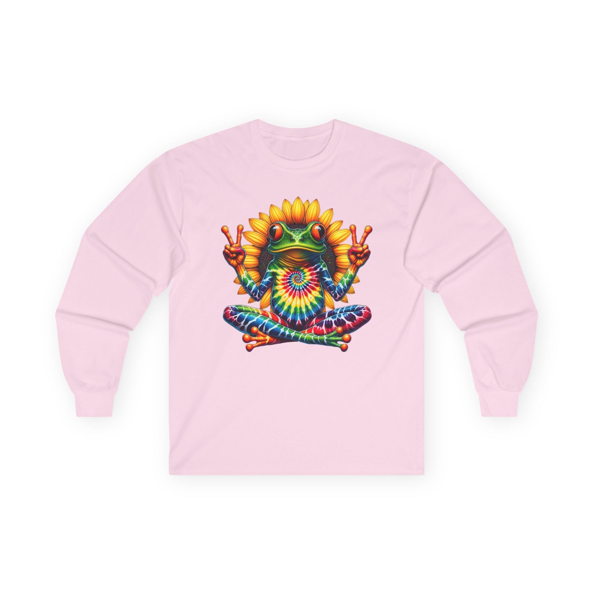 Peace Frog Tie-dye Unisex Ultra Cotton Long Sleeve Tee