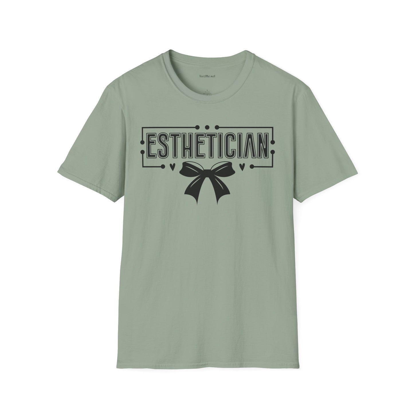 Esthetician  with bow 01 Unisex Soft Style T-Shirt 100% Cotton Graphic