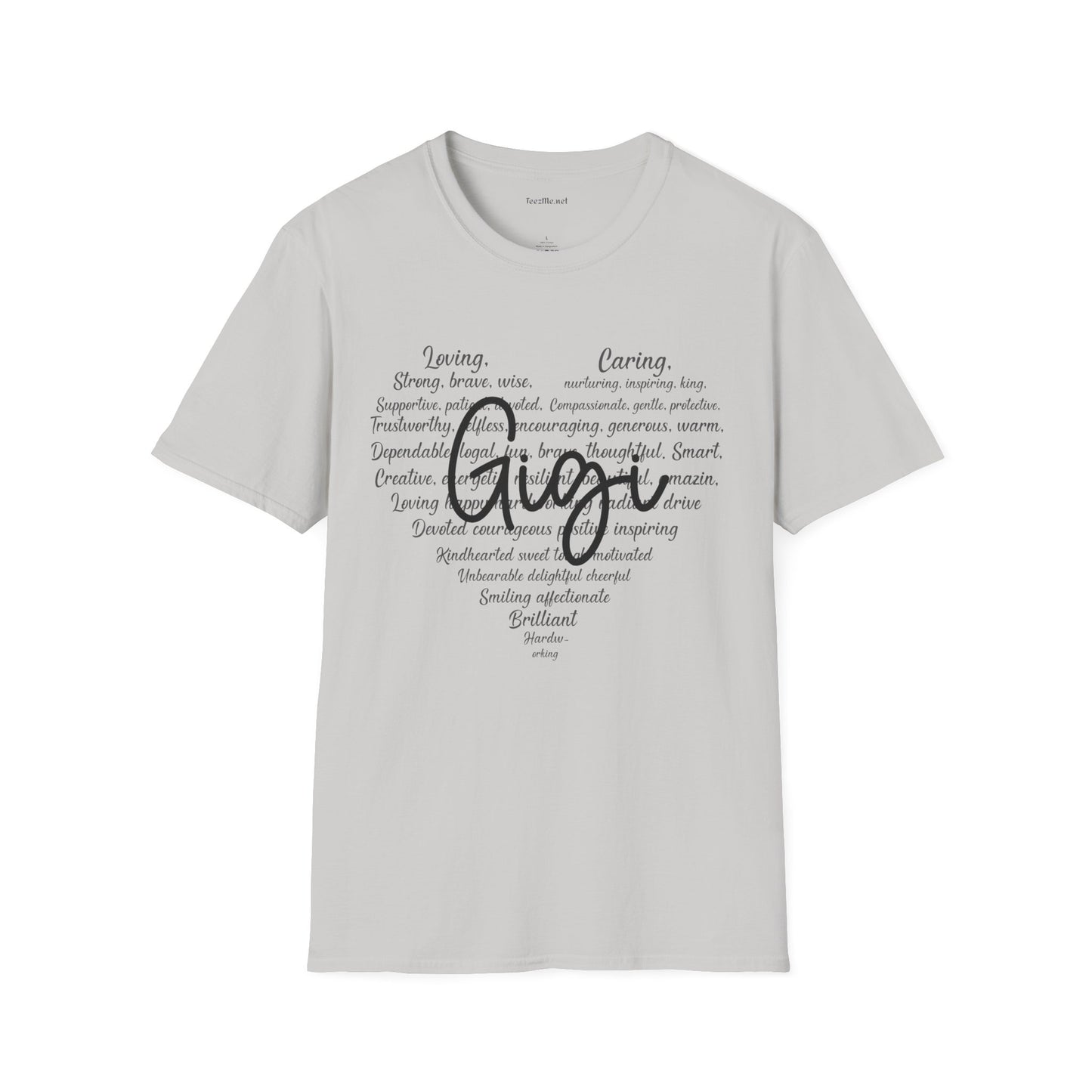 Gigi (definition) Unisex Soft Style T-Shirt 100% Cotton Graphic