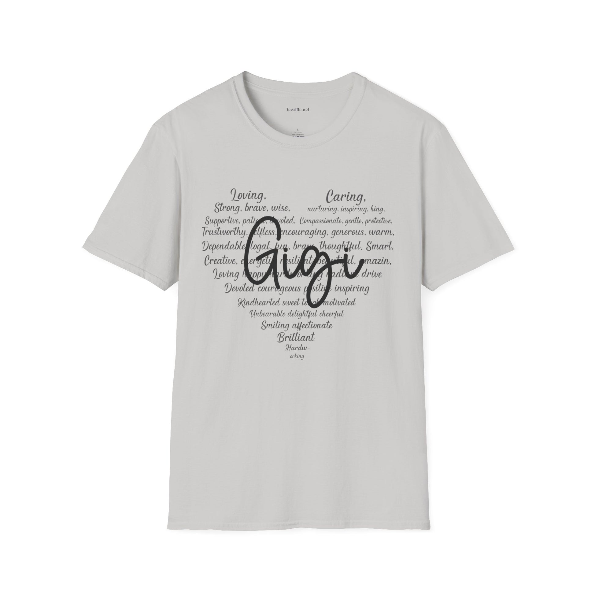 Gigi (definition) Unisex Soft Style T-Shirt 100% Cotton Graphic