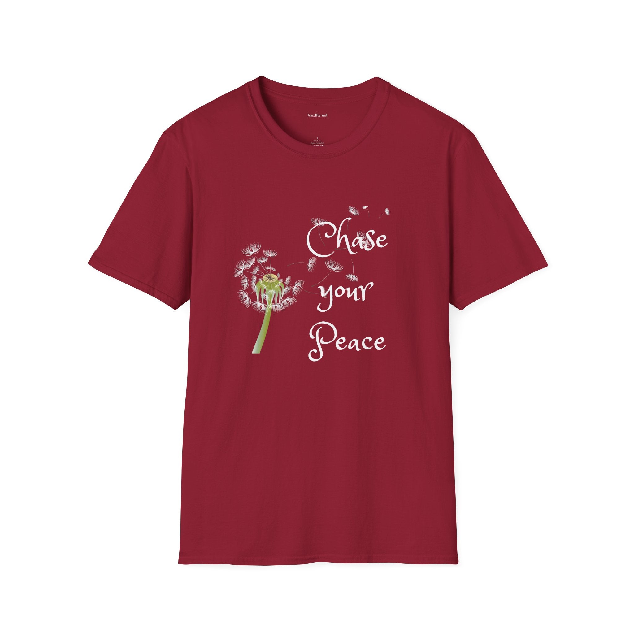 Chase your Peace - Unisex Softstyle T-Shirt 100% Cotton Graphic