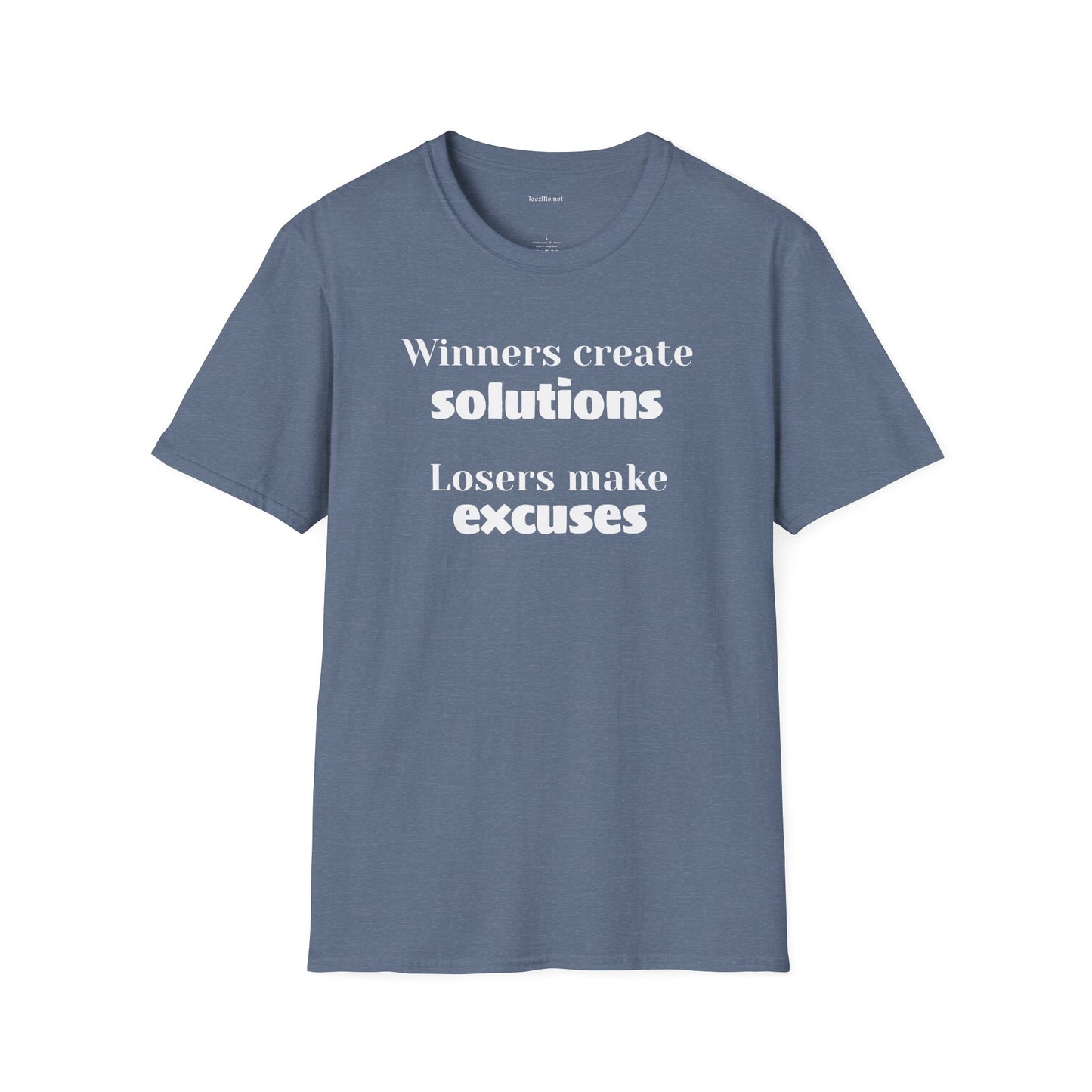 Winners create solutions - Unisex Softstyle T-Shirt 100% Cotton Graphic
