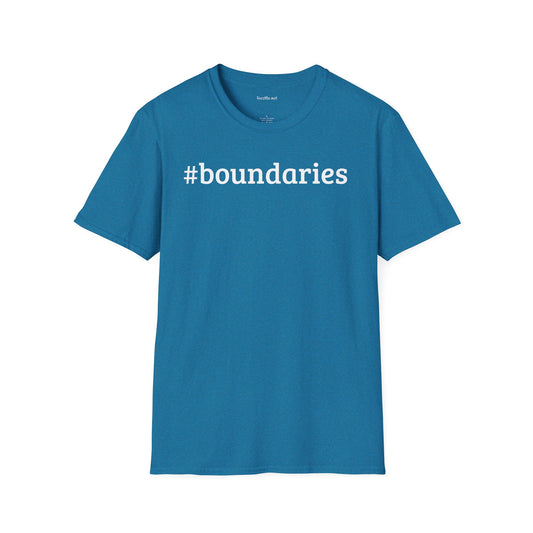 #boundaries Unisex Softstyle T-Shirt 100% Cotton Graphic