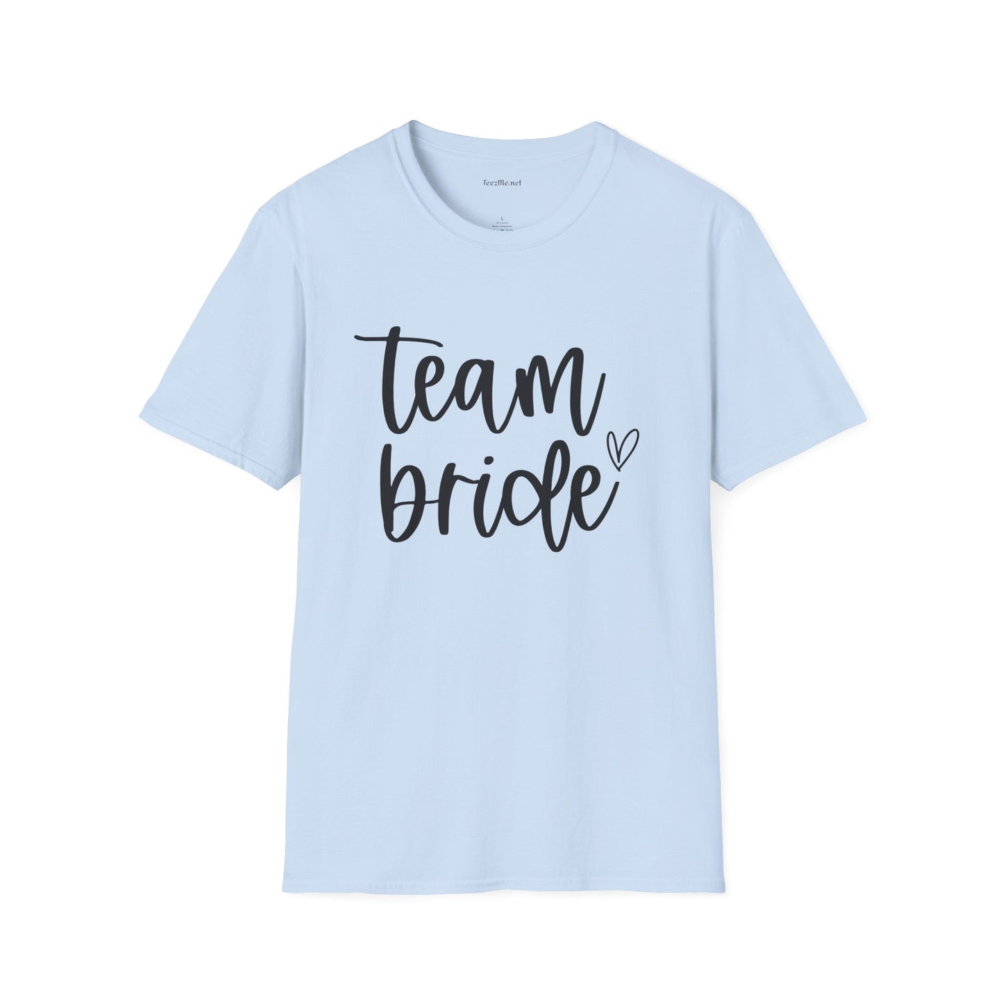 Team Bride Unisex Softstyle T-Shirt 100% Cotton Graphic Bridal Party