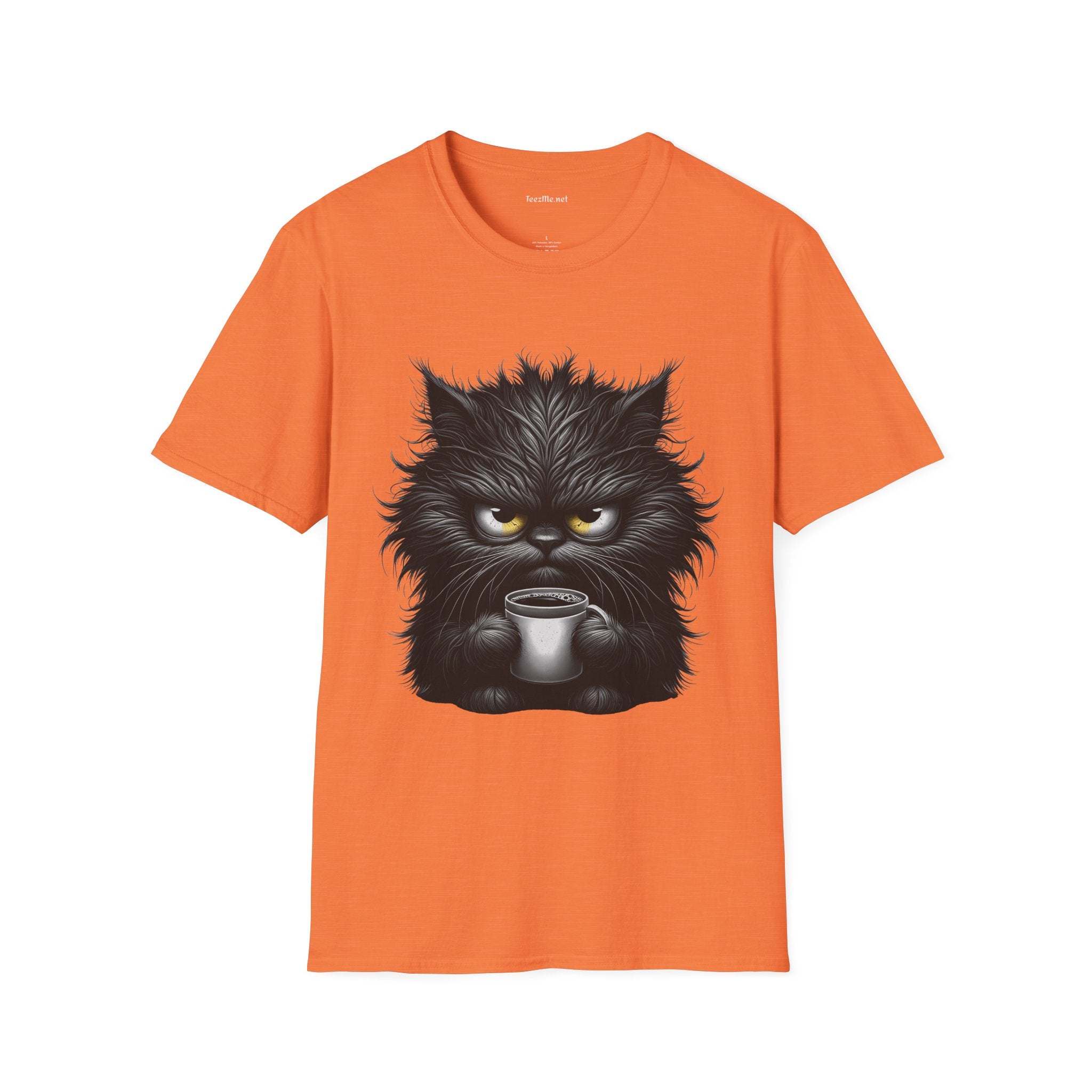 Adorable Grumpy Cat 01 Unisex SoftStyle T-Shirt 100% Cotton Graphic