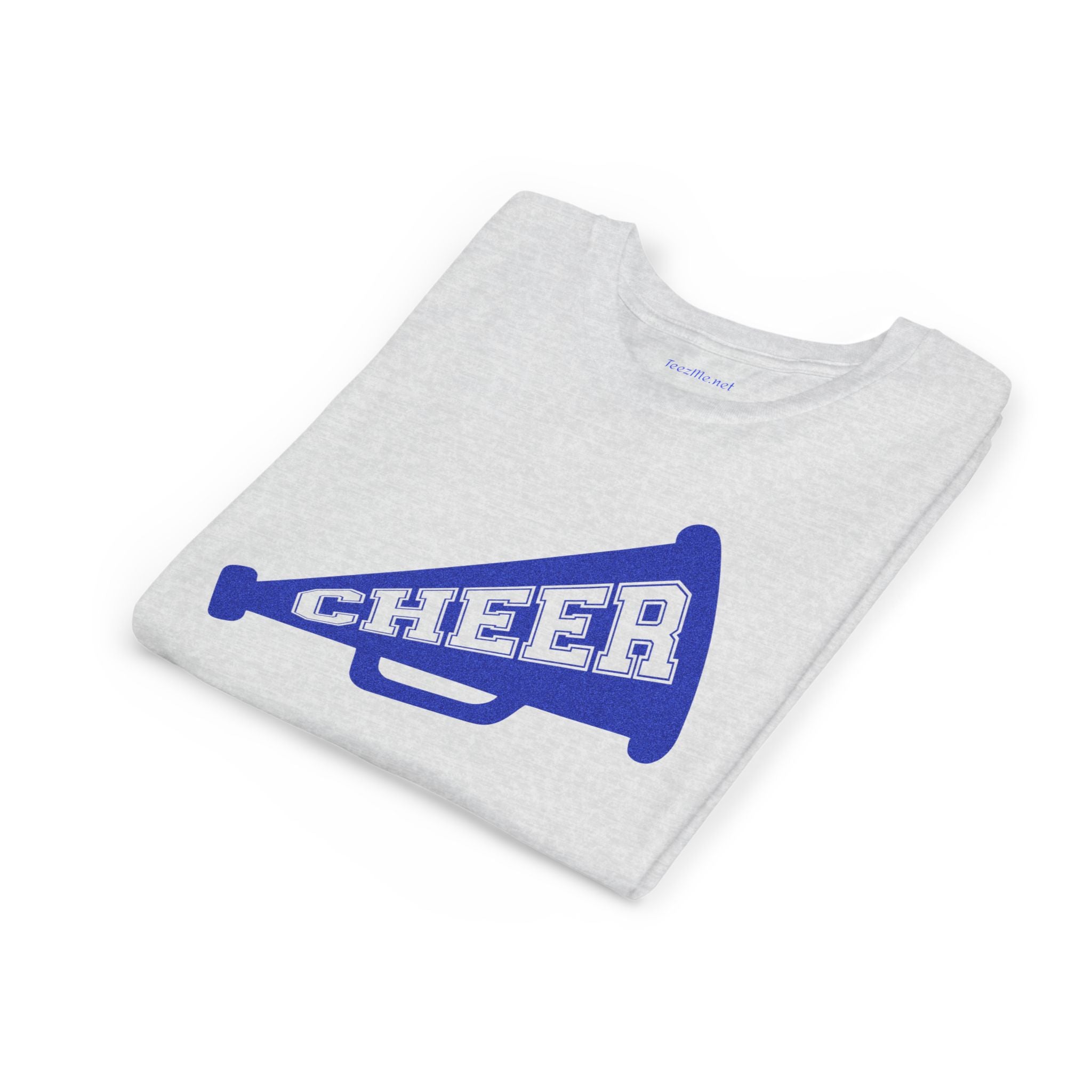 Youth Cheer Megaphone Tee – Kids Cheerleading Shirt