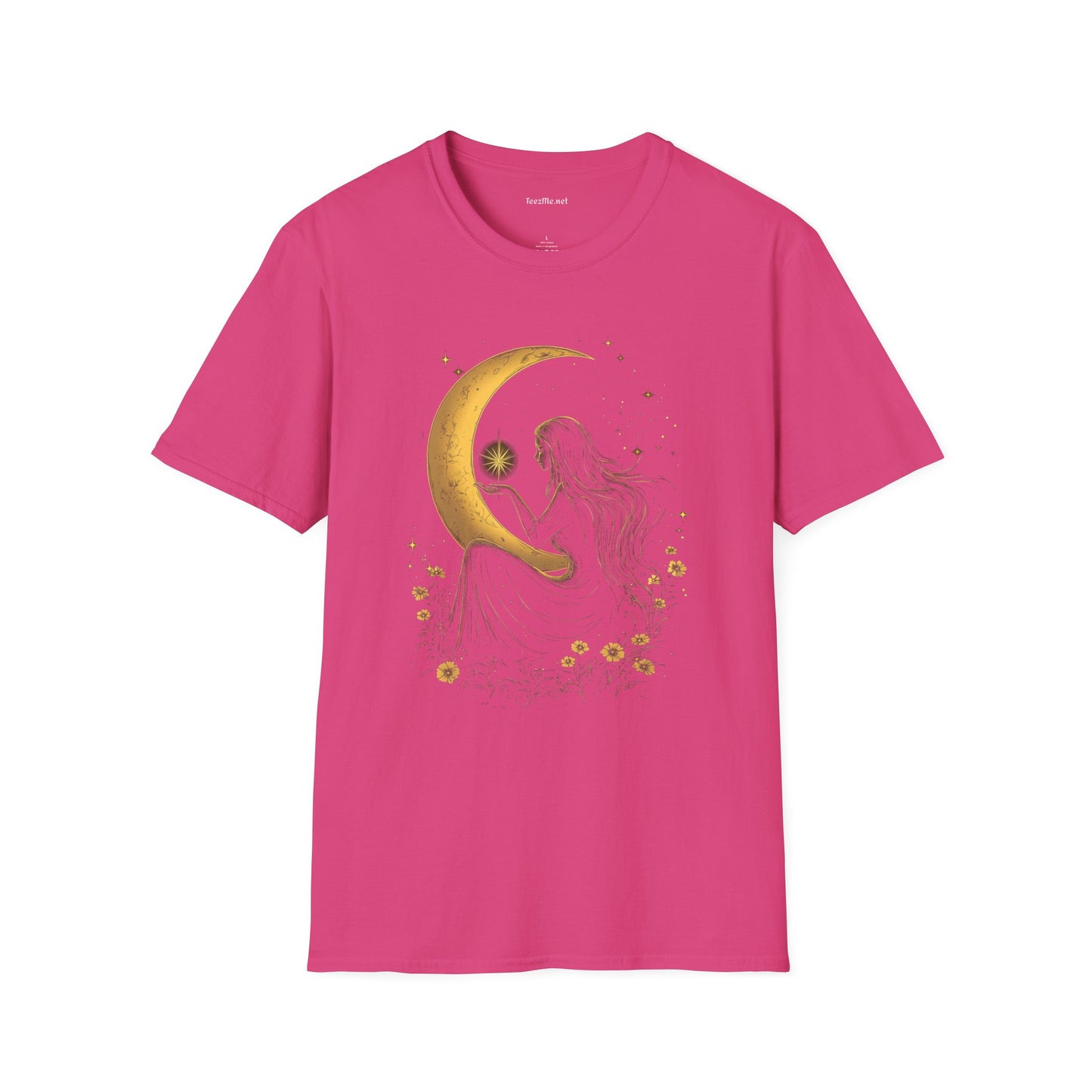 Moon Goddess - Unisex Softstyle T-Shirt 100% Cotton Graphic