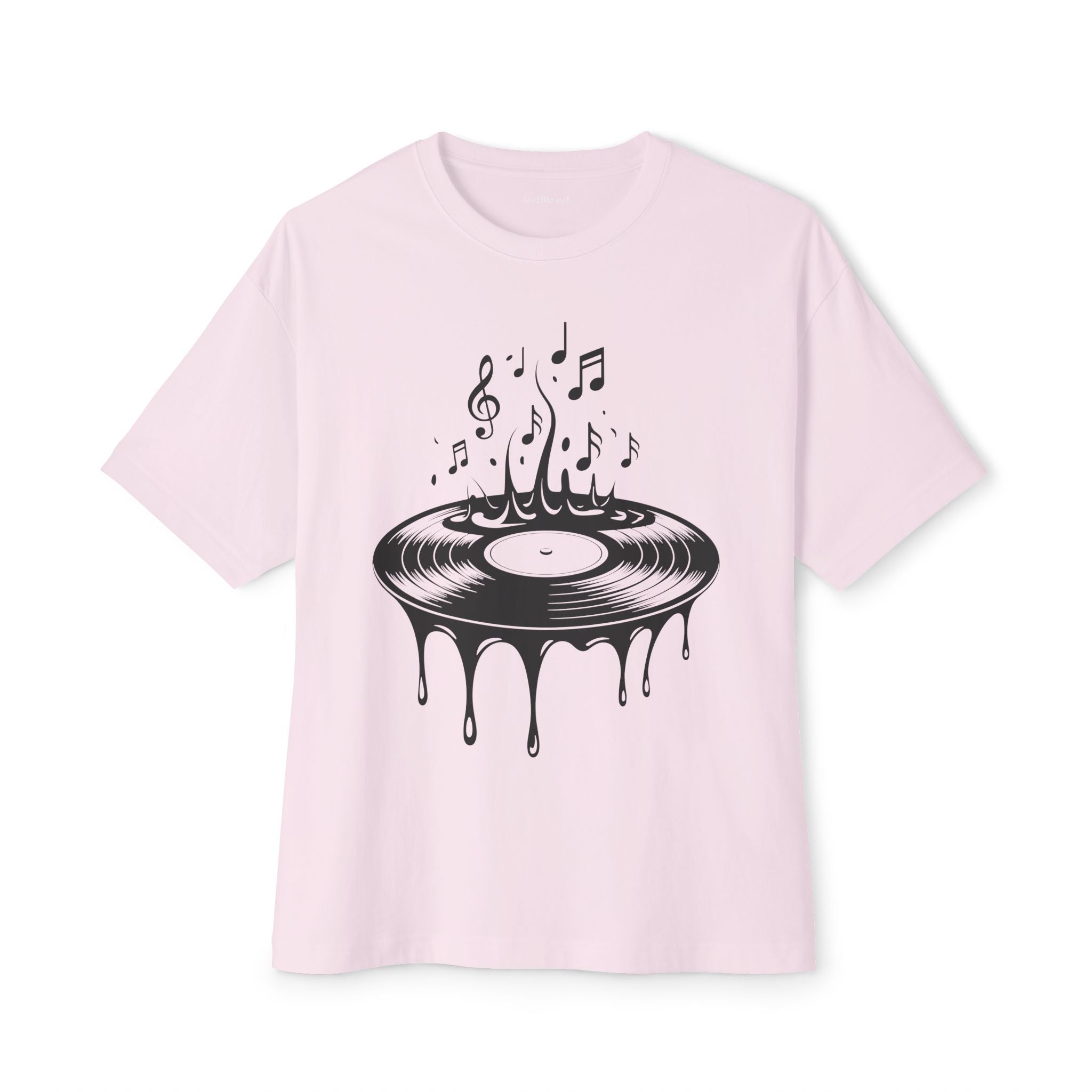 Spinning Vinyl (1) Unisex Oversized Boxy Tee
