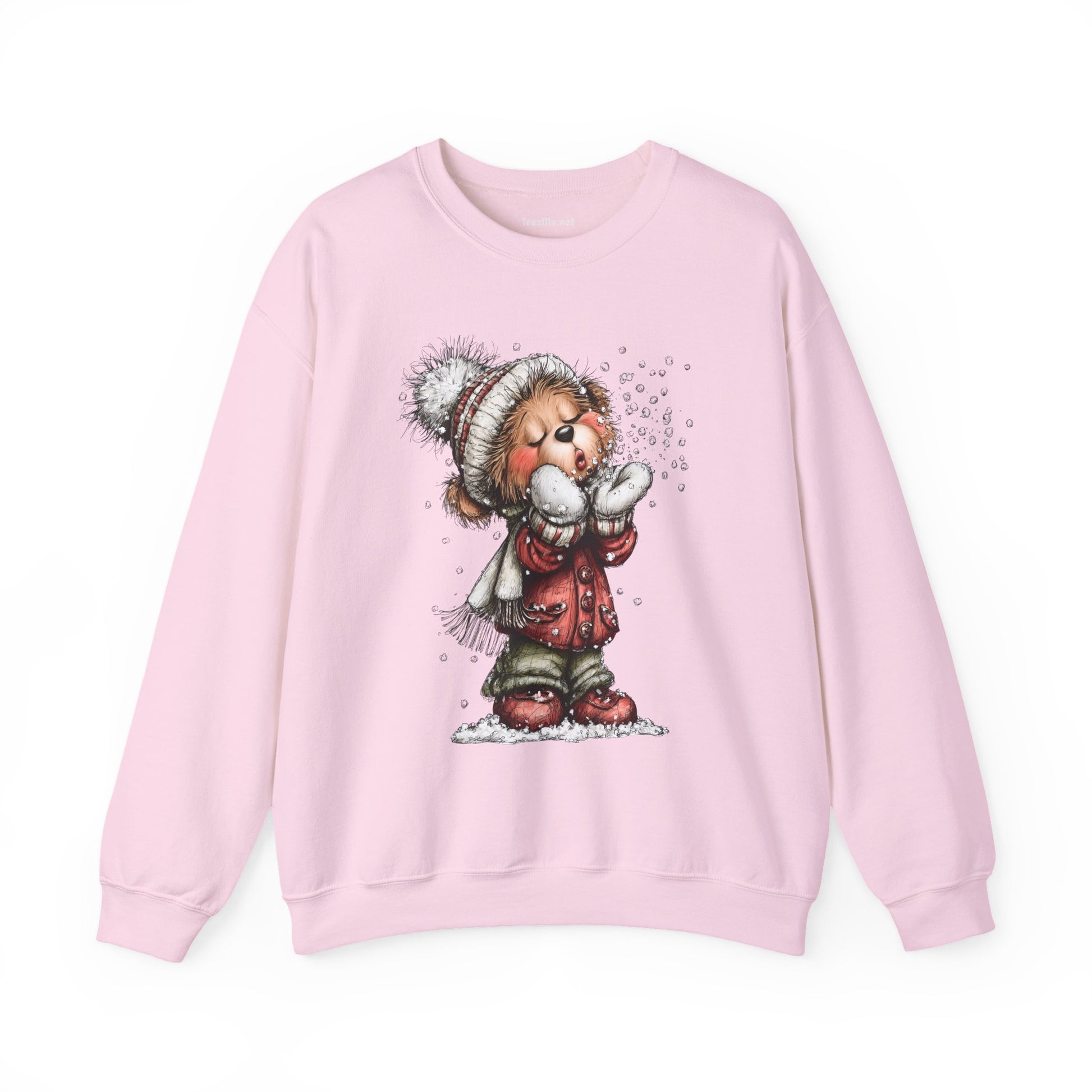 Whimsical Christmas Bear 02 Unisex Heavy Blend™ Crewneck Sweatshirt