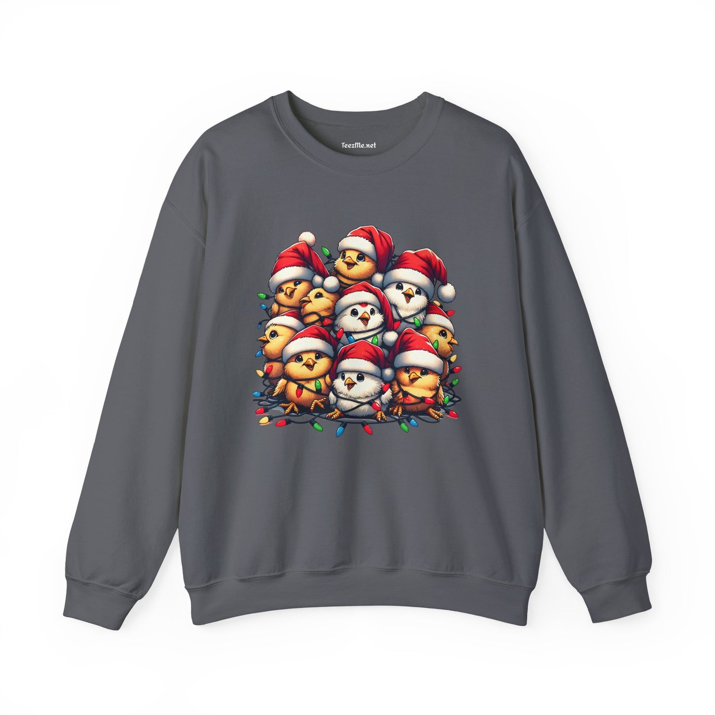 Holiday Chickens Unisex Heavy Blend™ Crewneck Sweatshirt