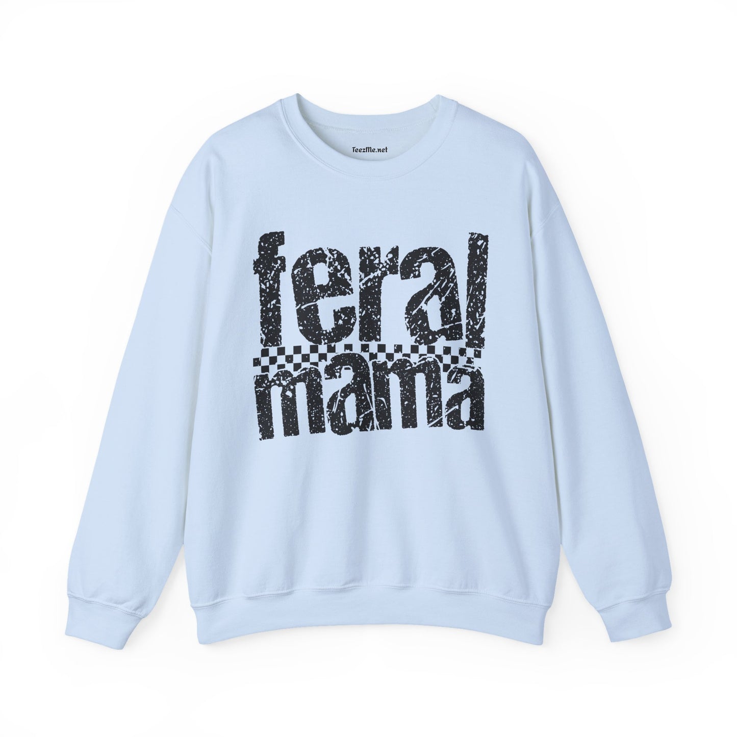 Feral Mama Unisex Heavy Blend™ Crewneck Sweatshirt Graphic