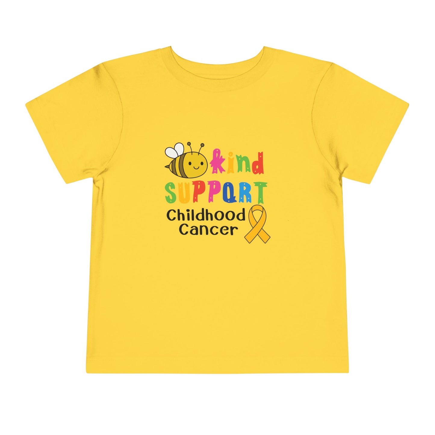 Bee Kind (Support Childhood Cancer)- Kids Softstyle Tee Children