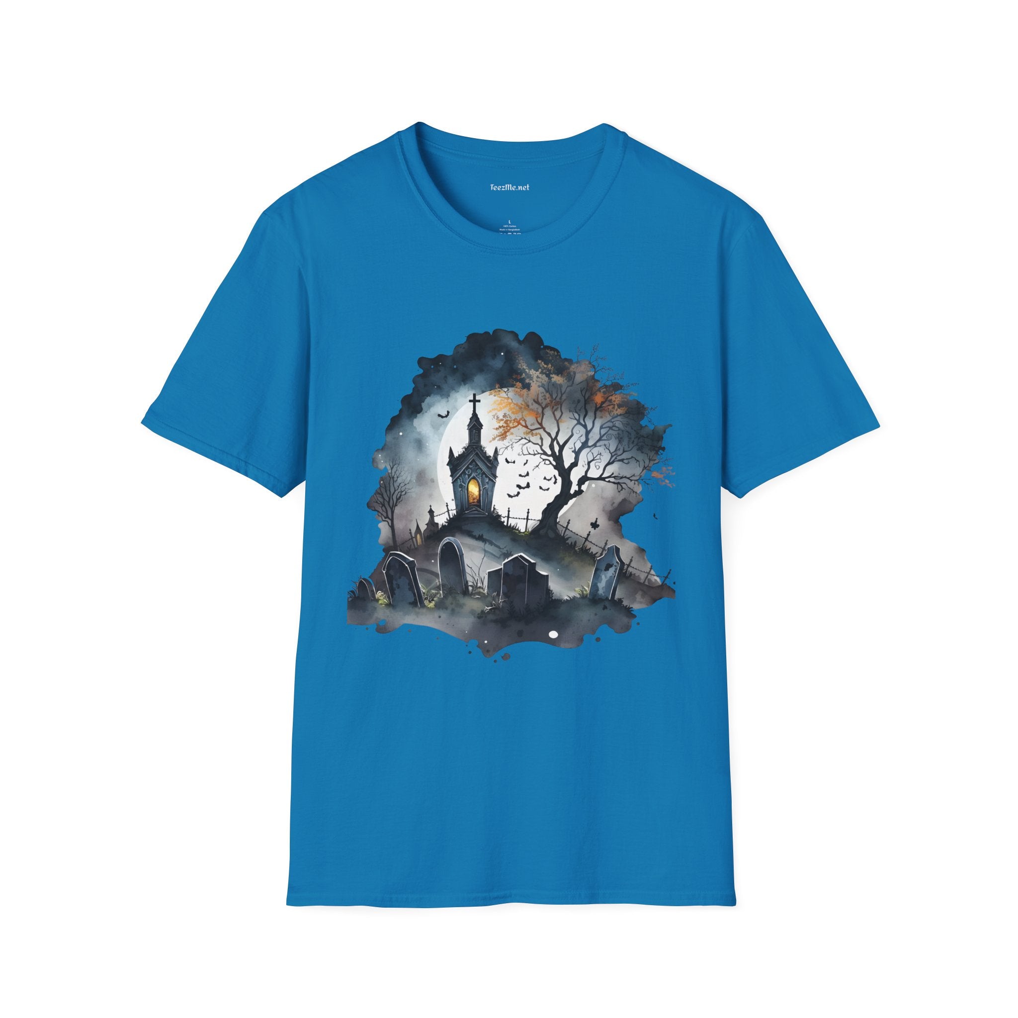 The Graveyard Unisex Softstyle T-Shirt 100% Cotton Graphic