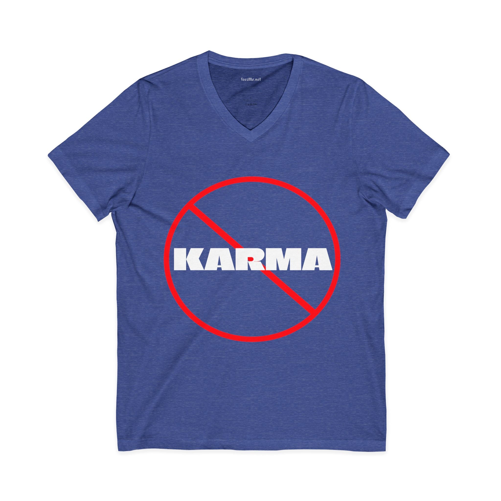 KARMA (unwanted) - Unisex Jersey Short Sleeve V-Neck Tee