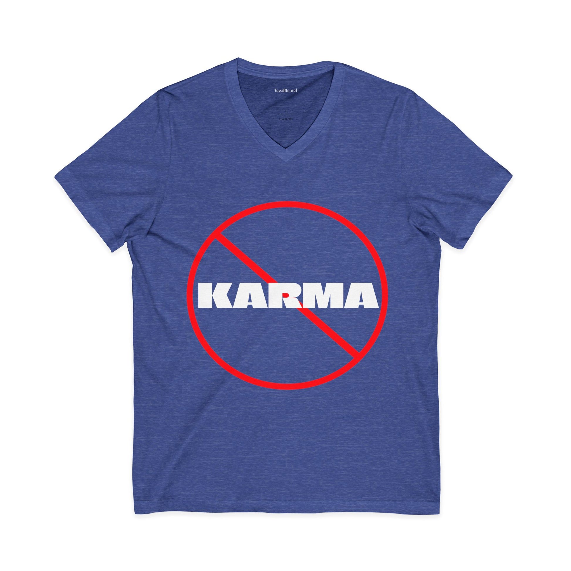 KARMA (unwanted) - Unisex Jersey Short Sleeve V-Neck Tee