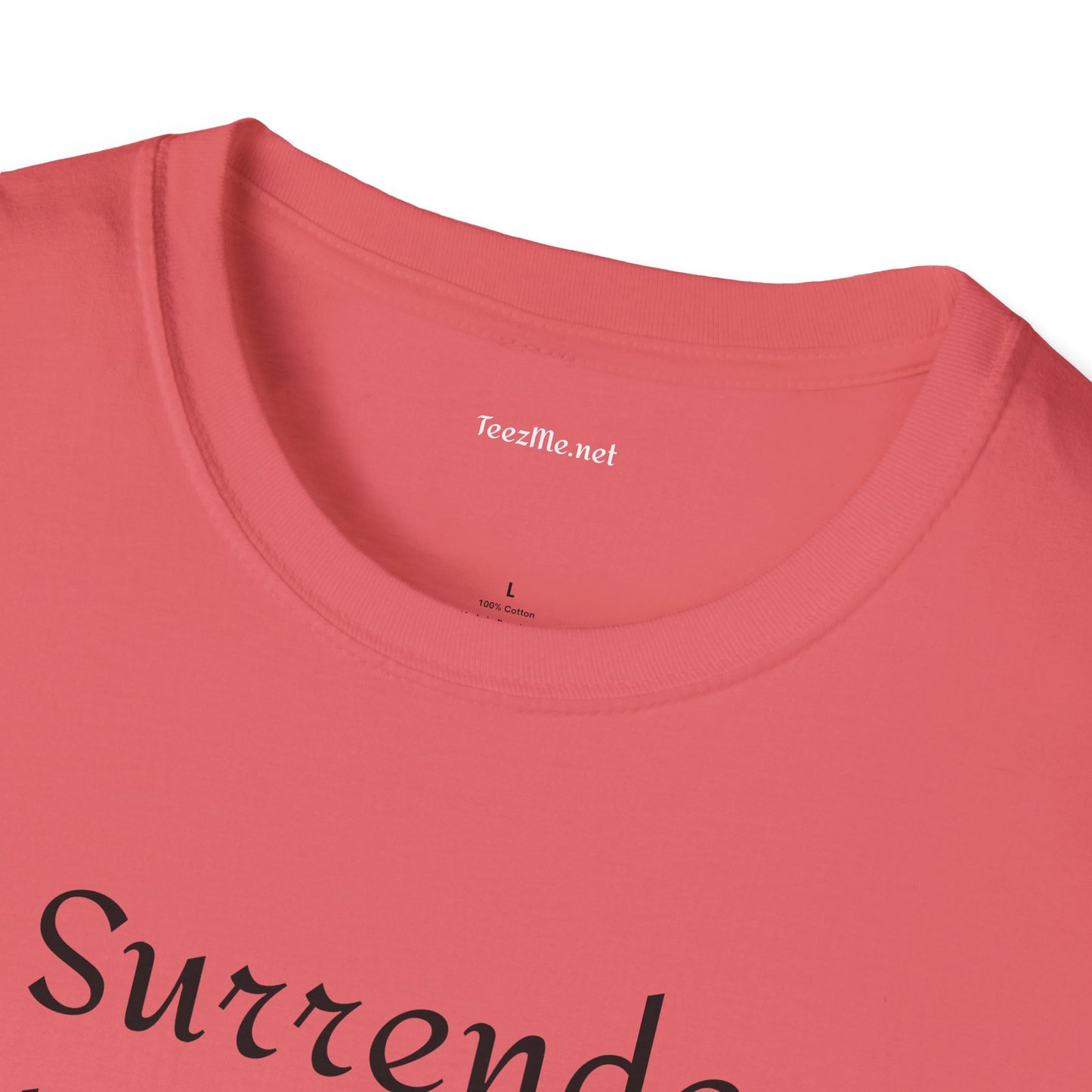 Surrender to the flow - Unisex Softstyle T-Shirt 100% Cotton Graphic