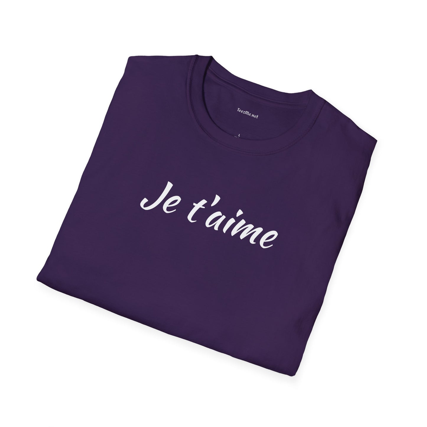 Je t'aime - Unisex Softstyle T-Shirt 100% Cotton Graphic