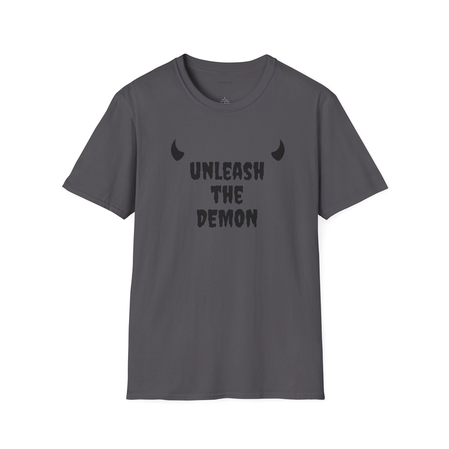 unleash the DEMON - Unisex Softstyle T-Shirt 100% Cotton Graphic