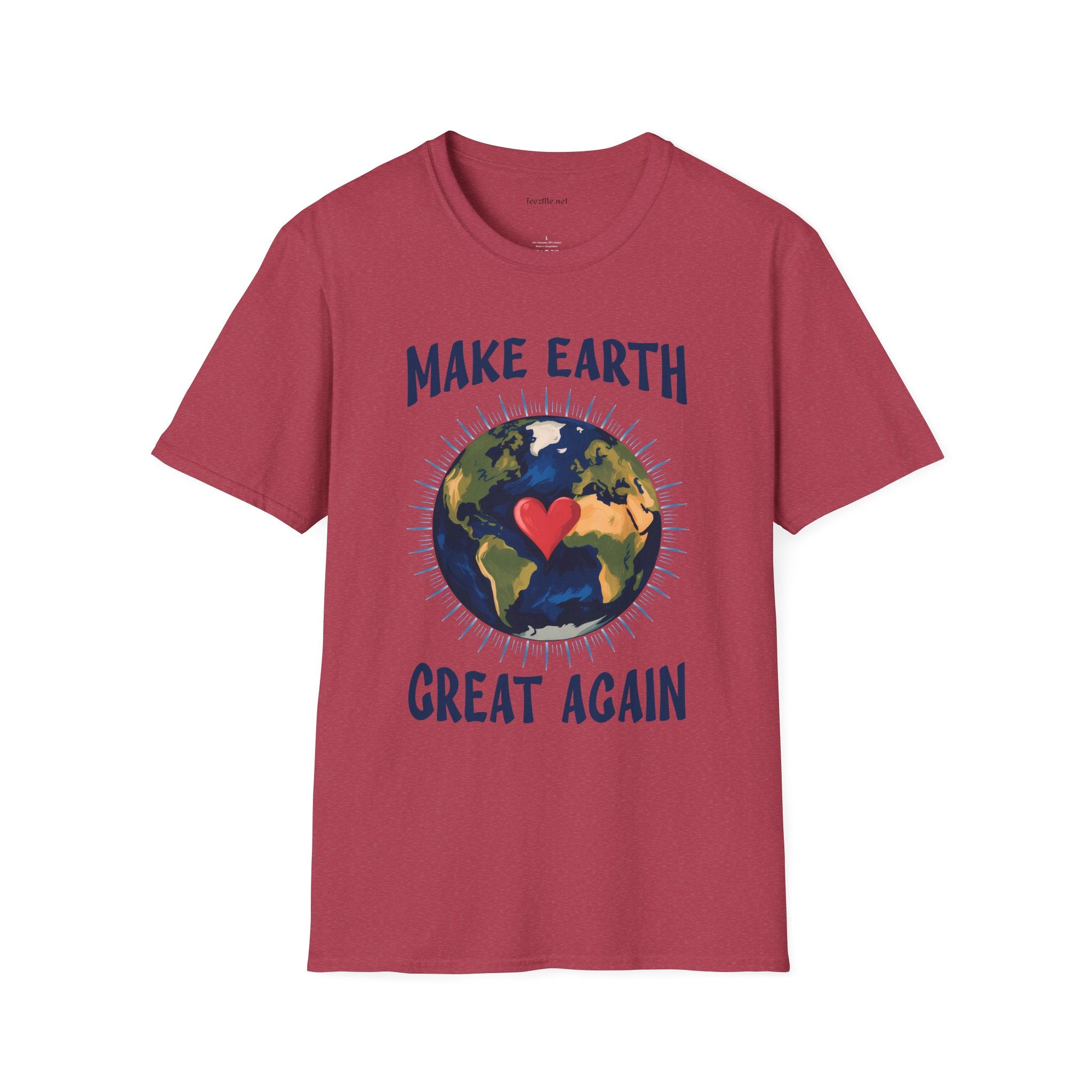 Make Earth Great 01 Unisex Softstyle T-Shirt 100% Cotton