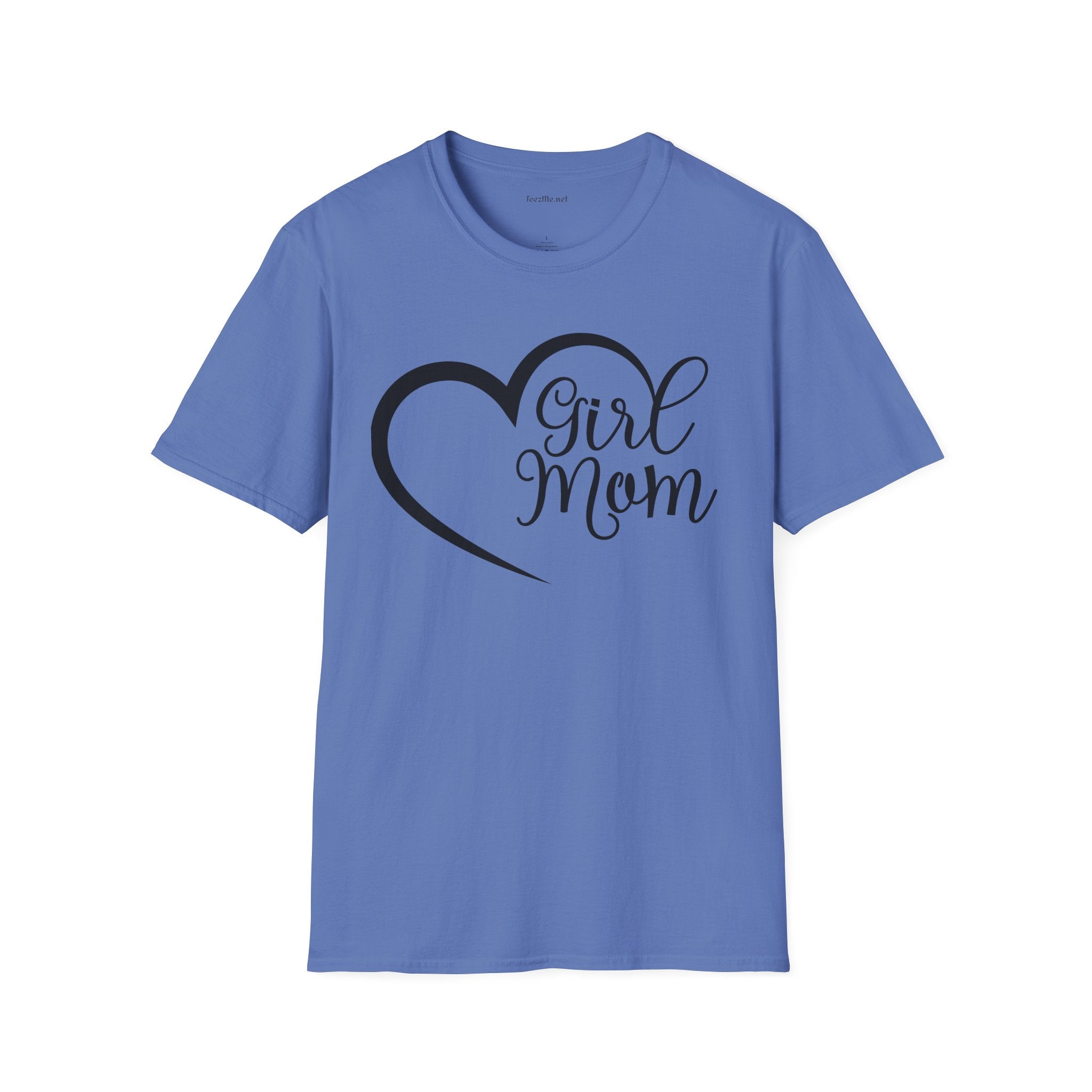 Girl Mom 01 Unisex SoftStyle T-Shirt 100% Cotton Graphic