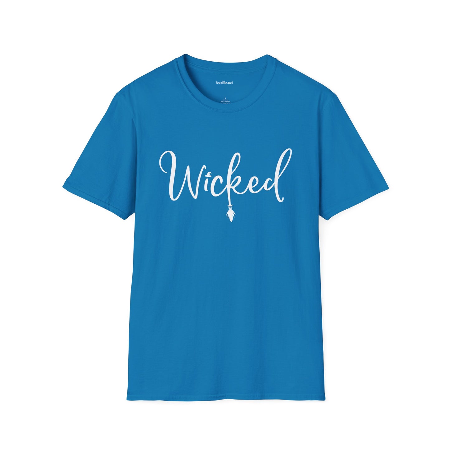 Wicked (white) Unisex SoftStyle T-Shirt 100% Cotton Graphic