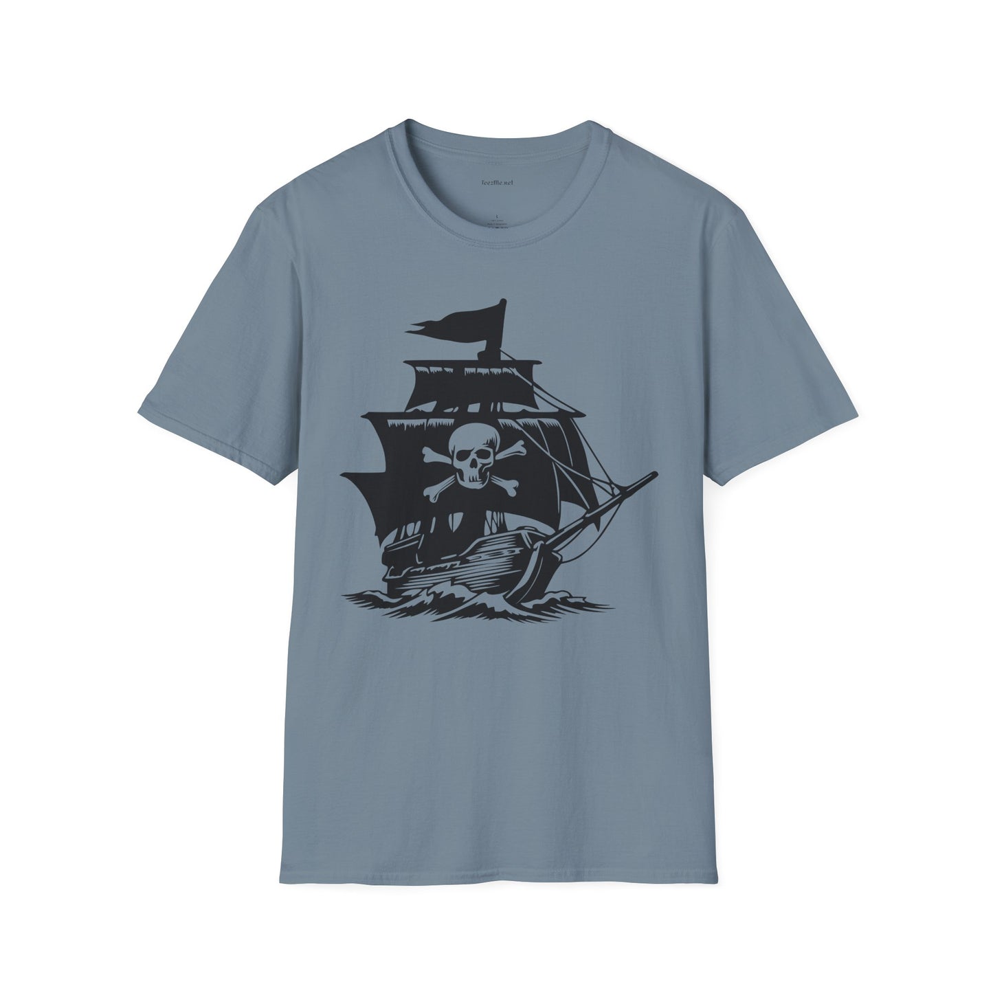 Pirate Ship  - Unisex Softstyle T-Shirt 100% Cotton Graphic