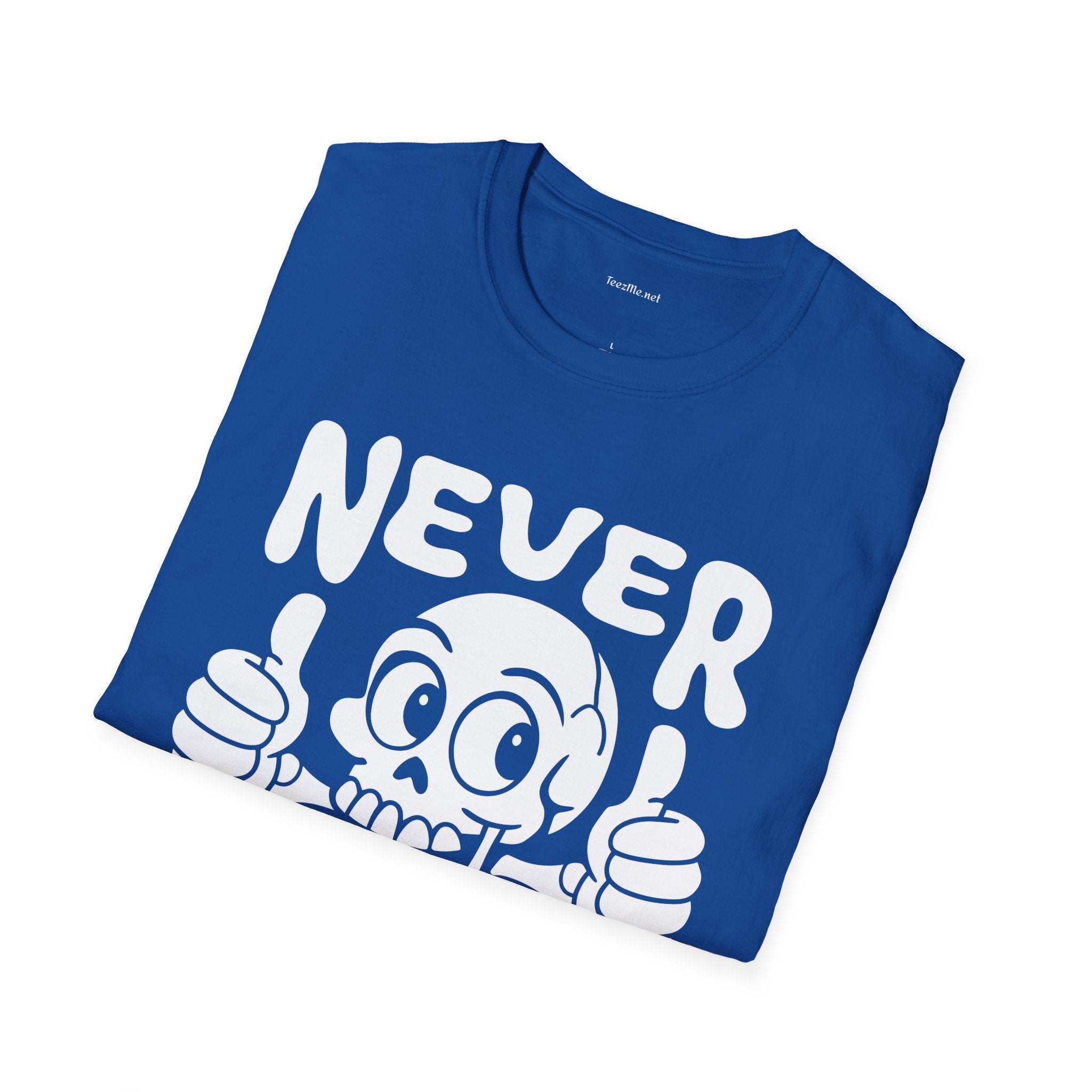 Never Better Skull Tee — Retro Thumbs-Up Graphic T-Shirt