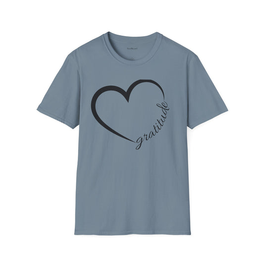 Gratitude Unisex Softstyle T-Shirt 100% Cotton Graphic