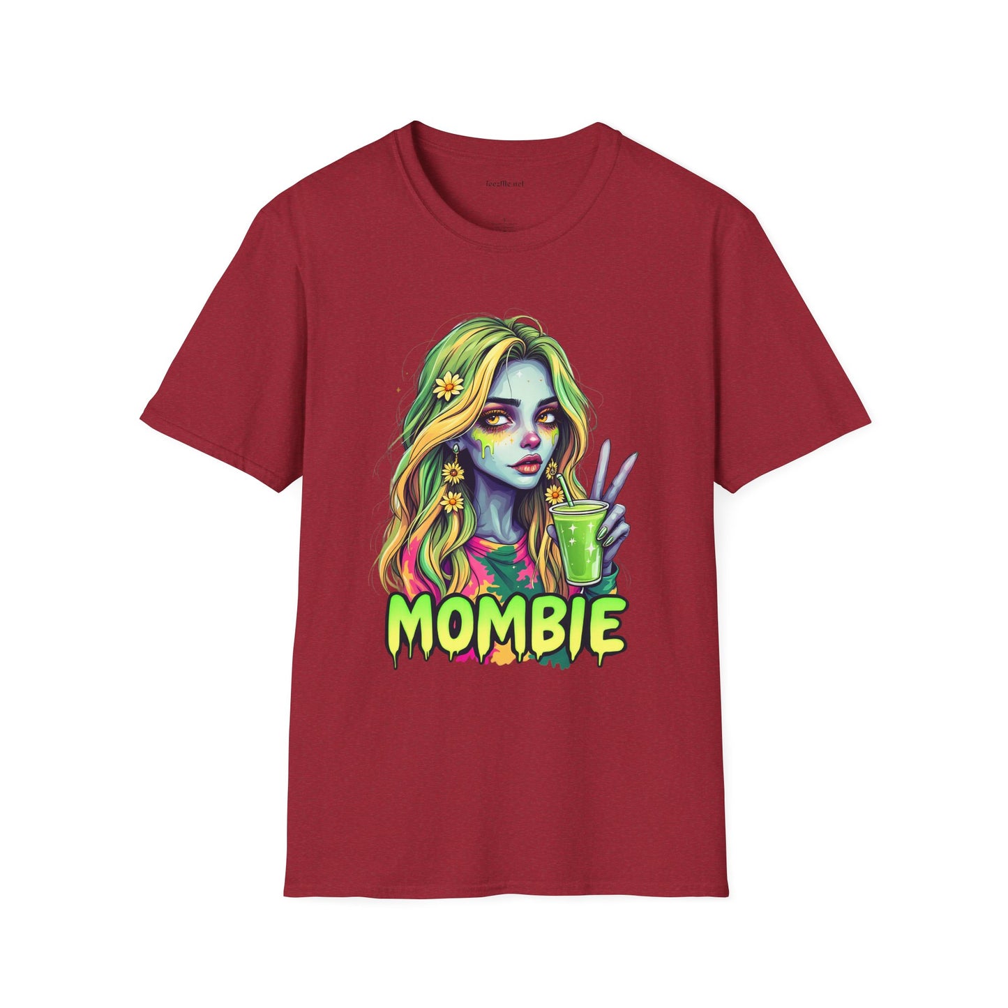 Mombie Unisex Softstyle T-Shirt 100% Cotton Graphic