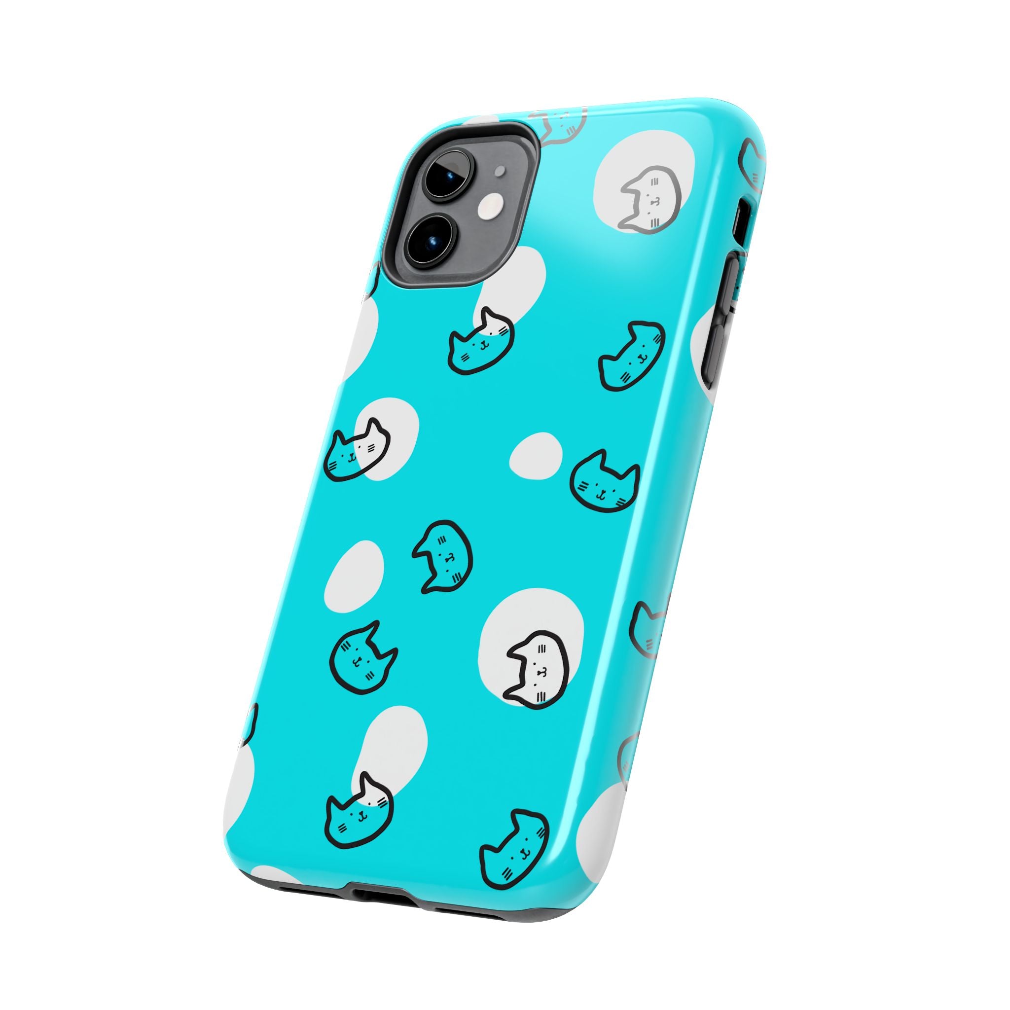 Cute Cat Pattern Cell Phone Case Tough Phone Cases
