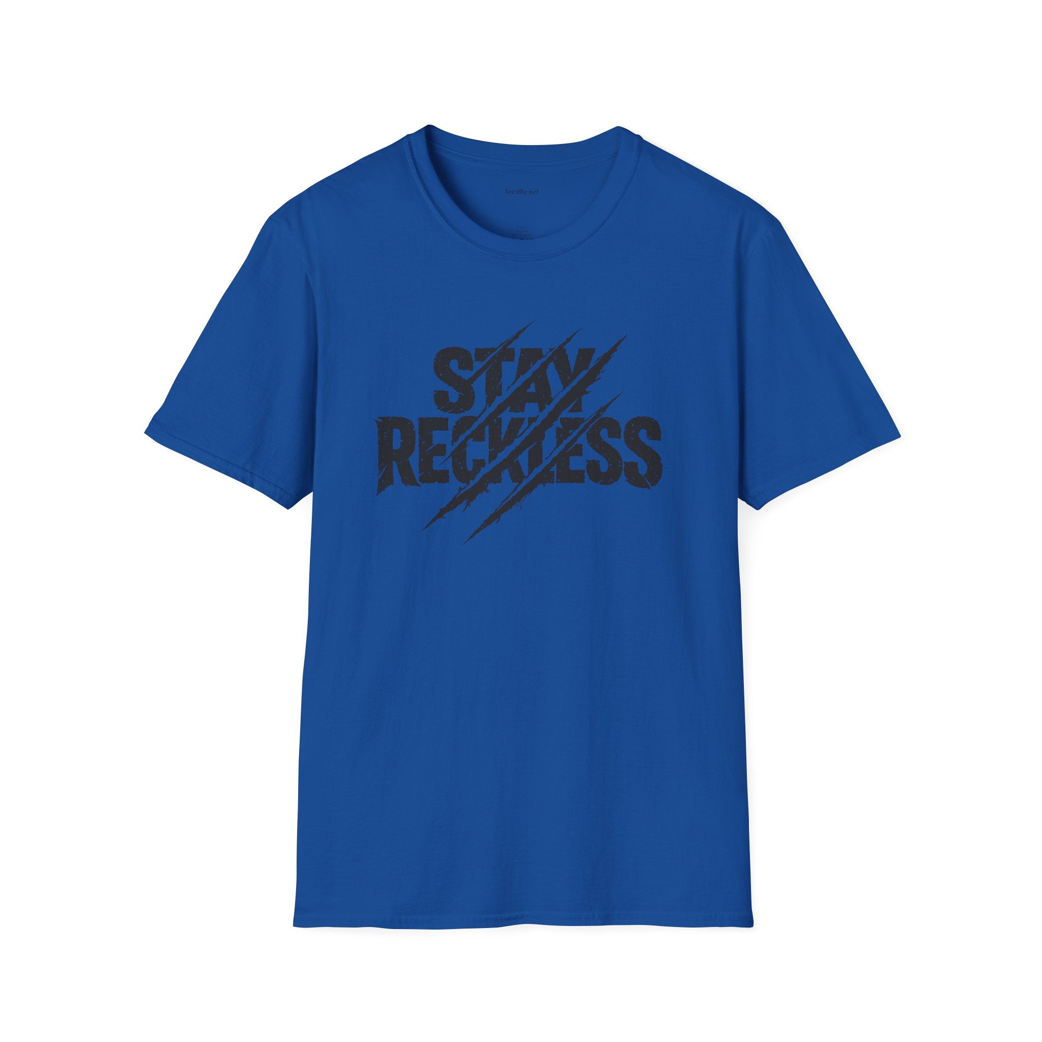 Stay Reckless T-Shirt — Distressed Claw-Mark Graphic Tee