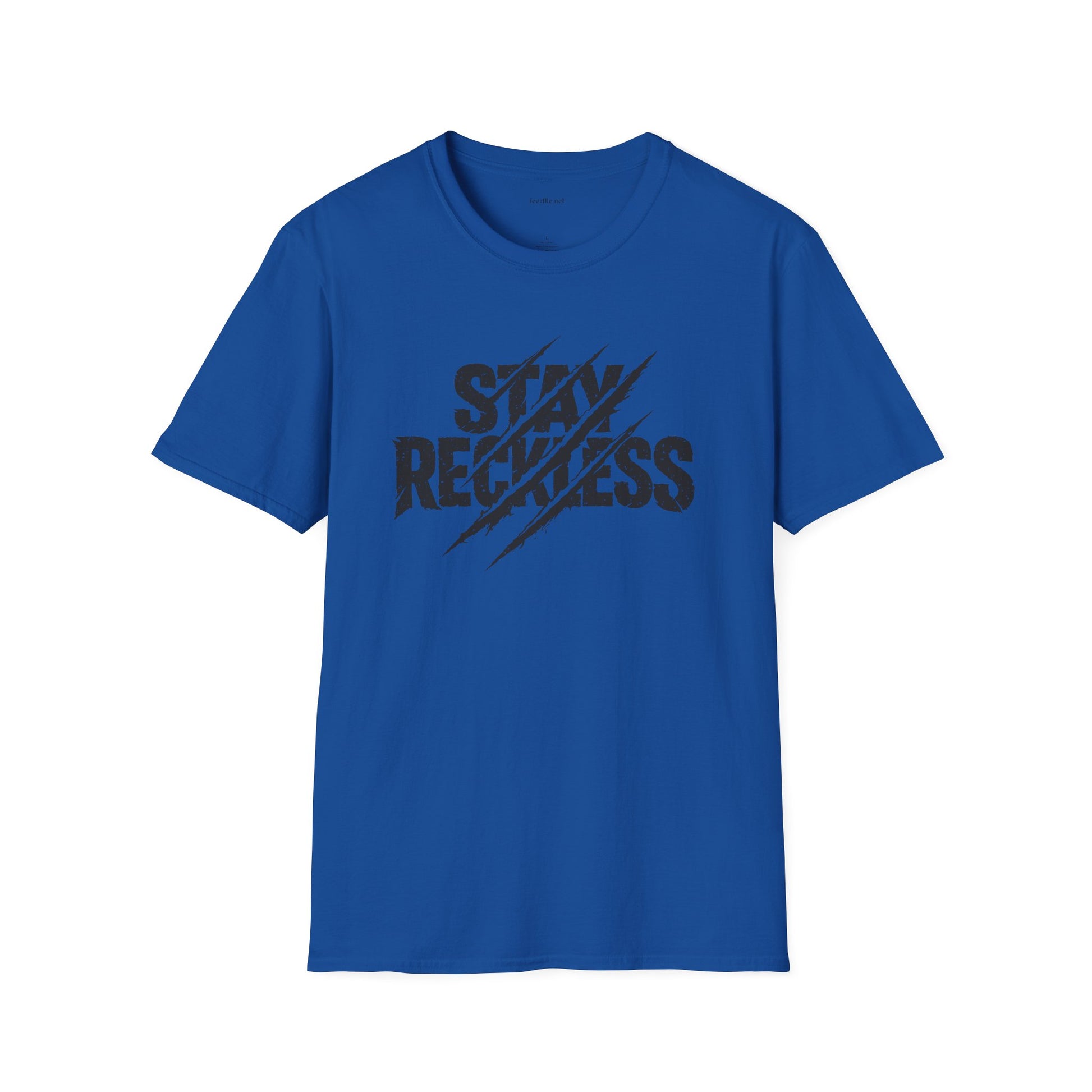 Stay Reckless T-Shirt — Distressed Claw-Mark Graphic Tee