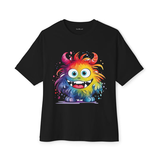 Cute Monster Unisex Oversized Boxy Tee