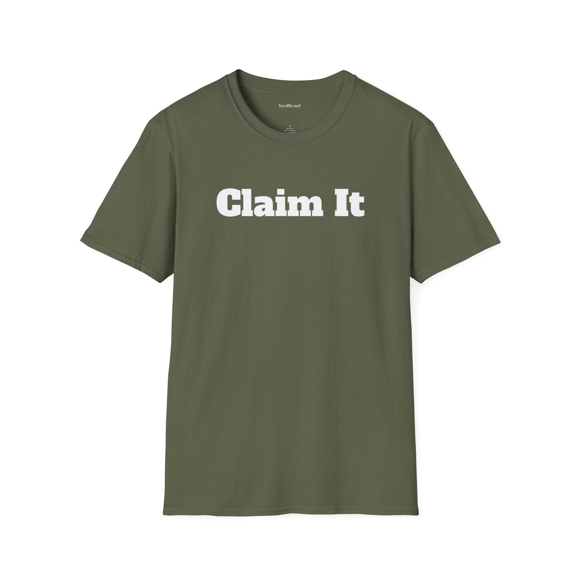 Claim It - Unisex Softstyle T-Shirt 100% Cotton Graphic