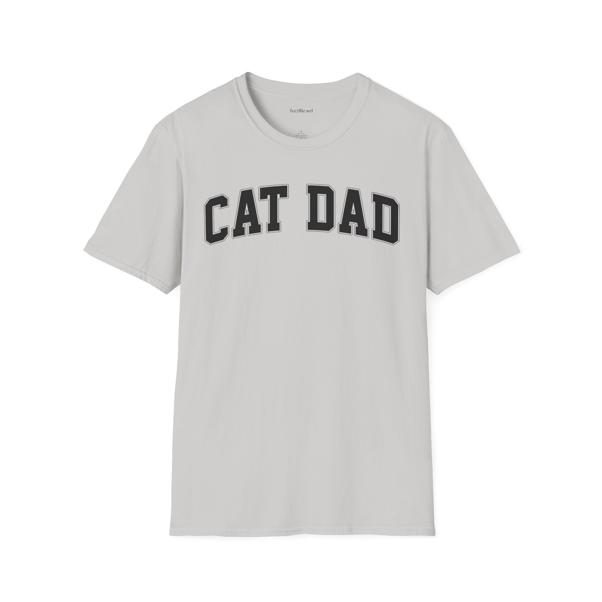 Cat Dad Unisex Softstyle T-Shirt 100% Cotton Graphic