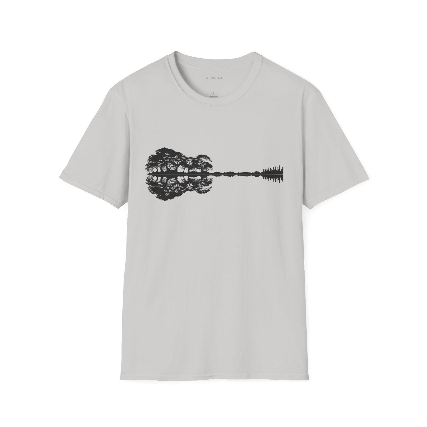 Lake Shadow Guitar Unisex Softstyle T-Shirt 100% Cotton Graphic