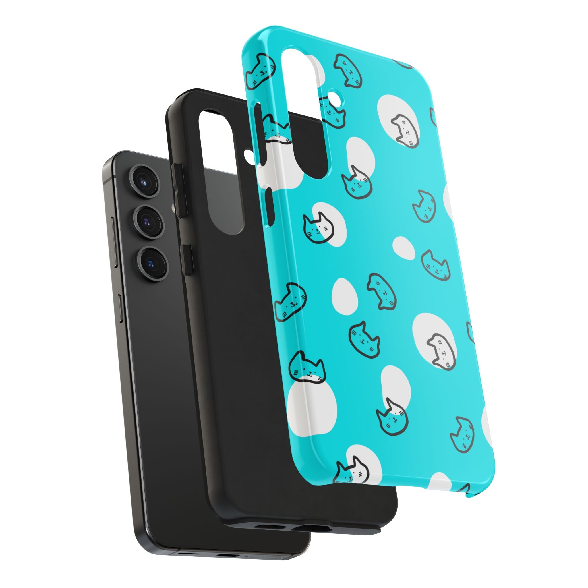 Cute Cat Pattern Cell Phone Case Tough Phone Cases