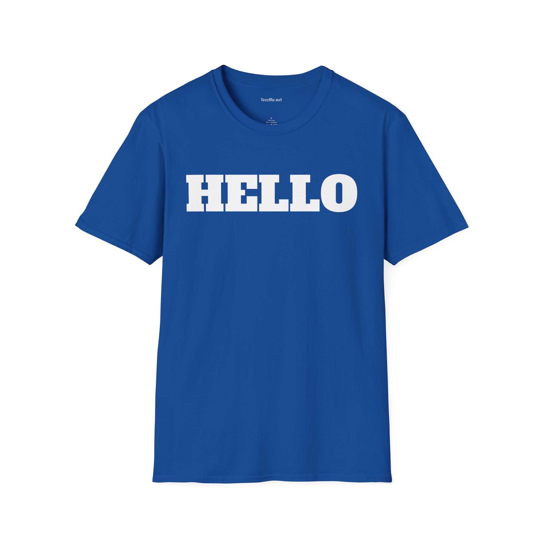 HELLO - Unisex Softstyle T-Shirt 100% Cotton Graphic