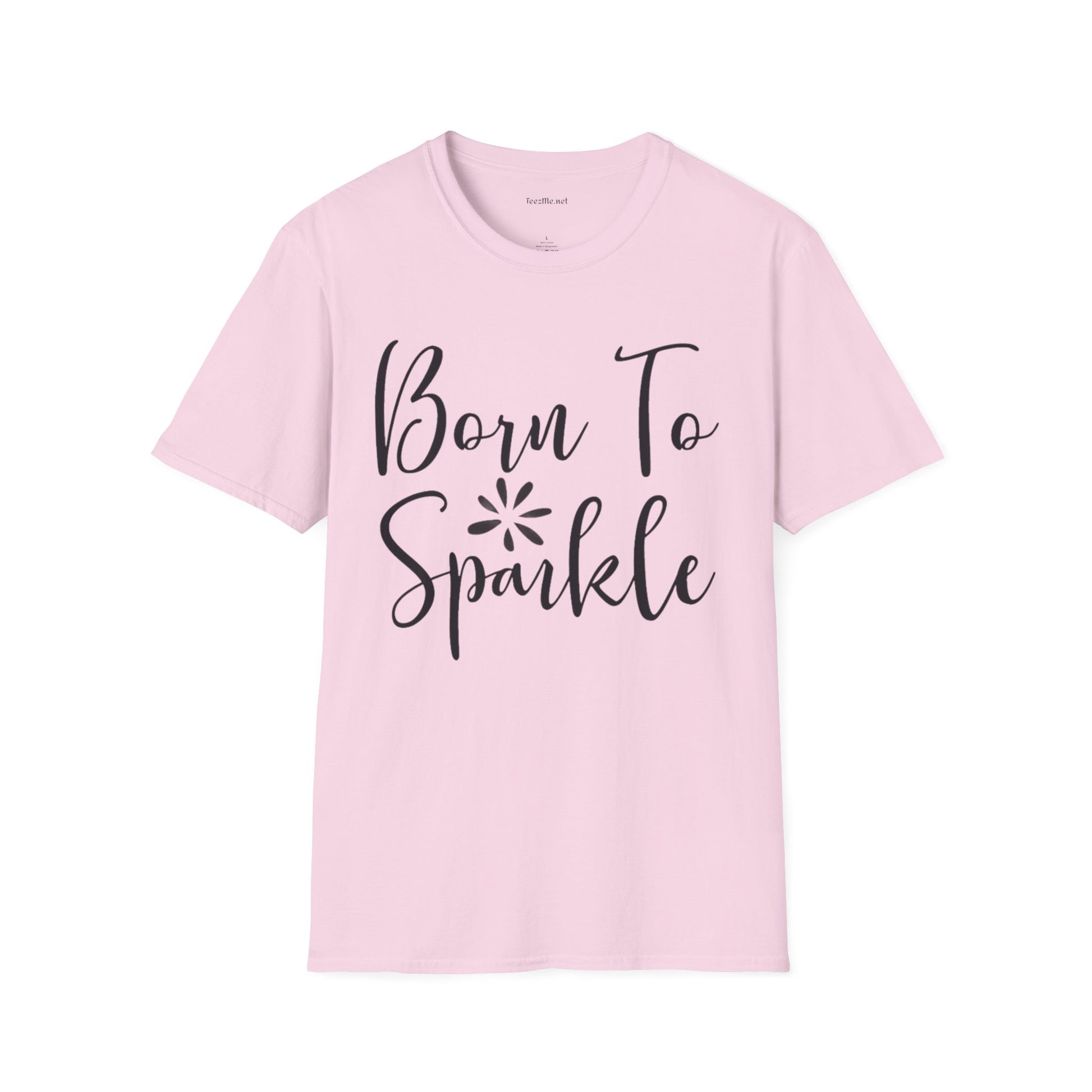 Born to Sparkle Unisex Softstyle T-Shirt 100% Cotton Graphic