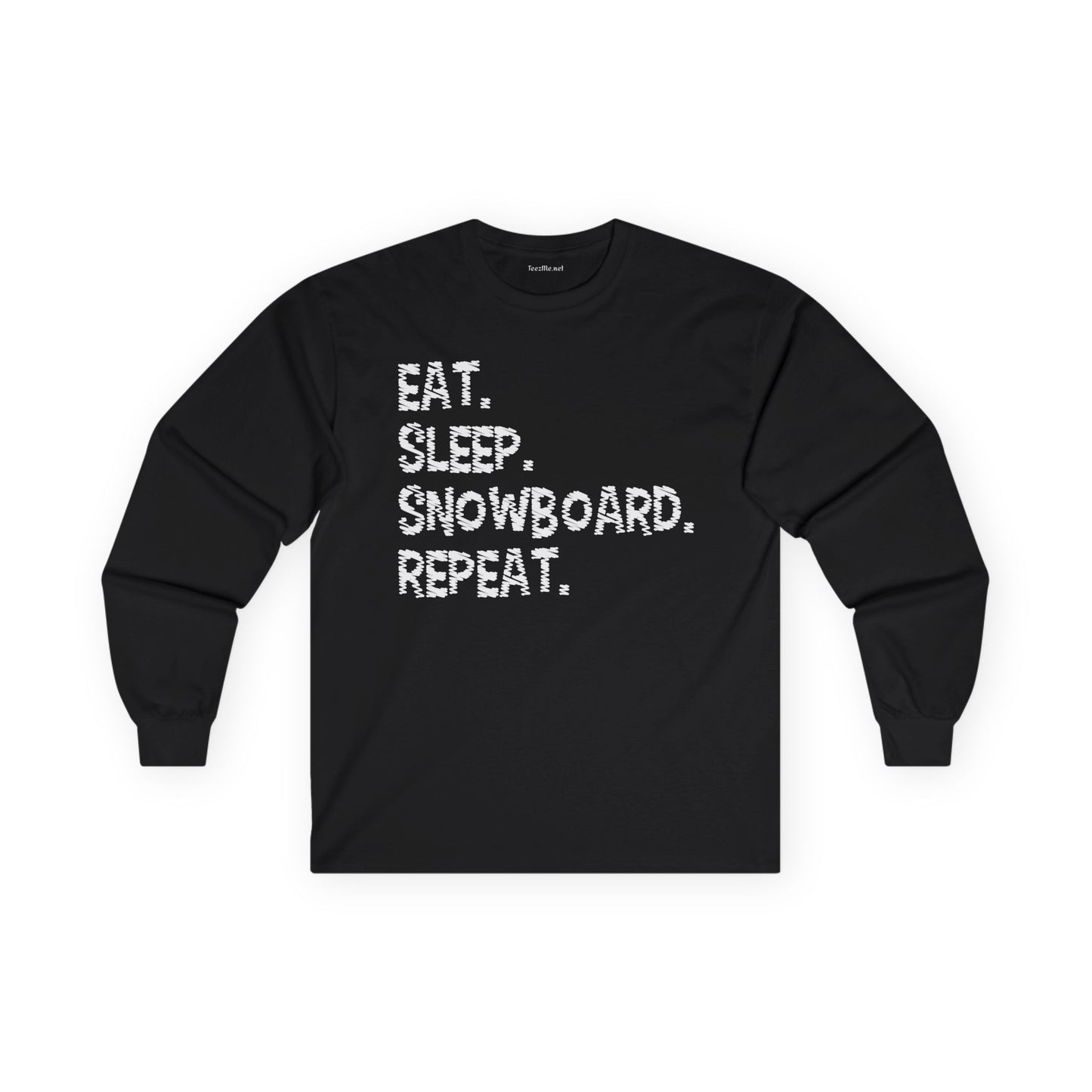 Eat Sleep Snowboard Repeat Unisex Ultra Cotton Long Sleeve Tee