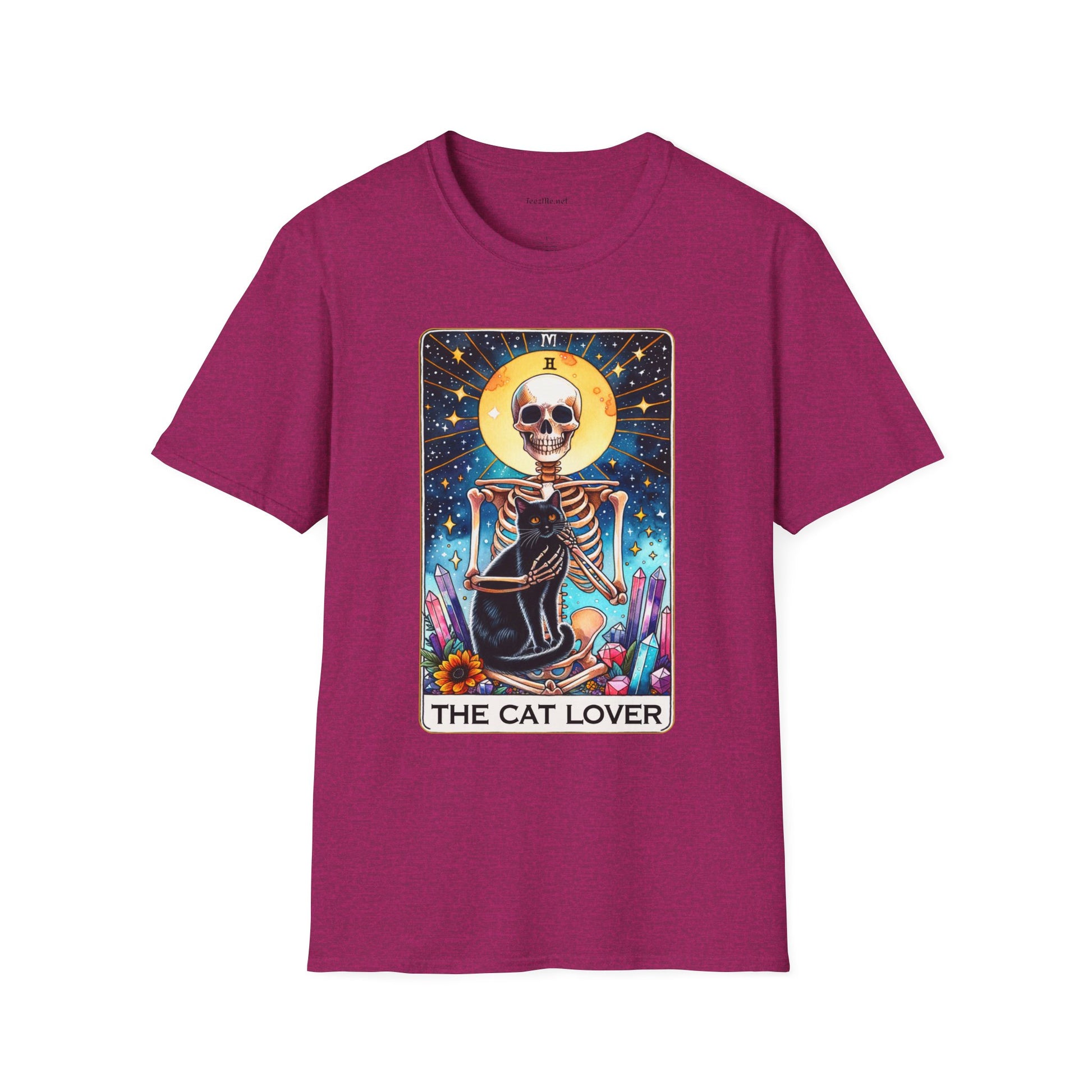 The Cat Lover Tarot Unisex Softstyle T-Shirt 100% Cotton Graphic